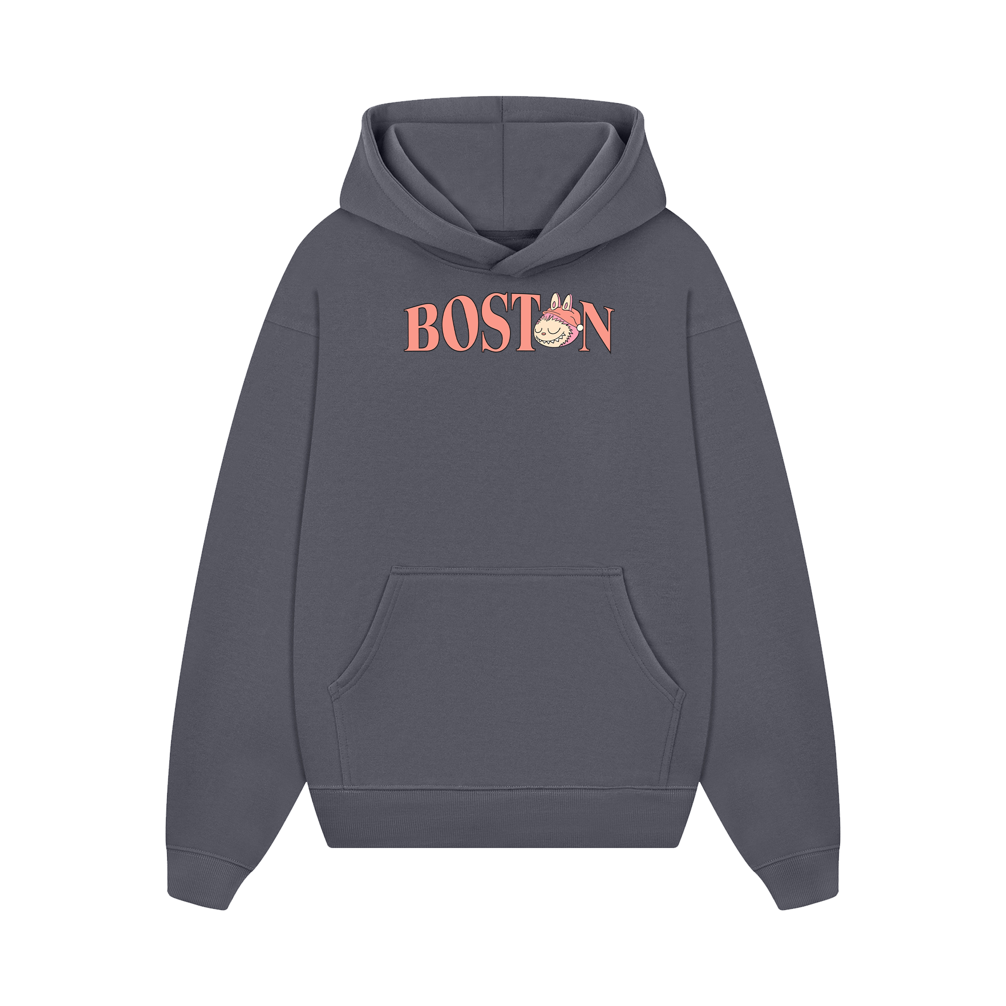 MLB Labubu Pink Pijama Boston Hoodie