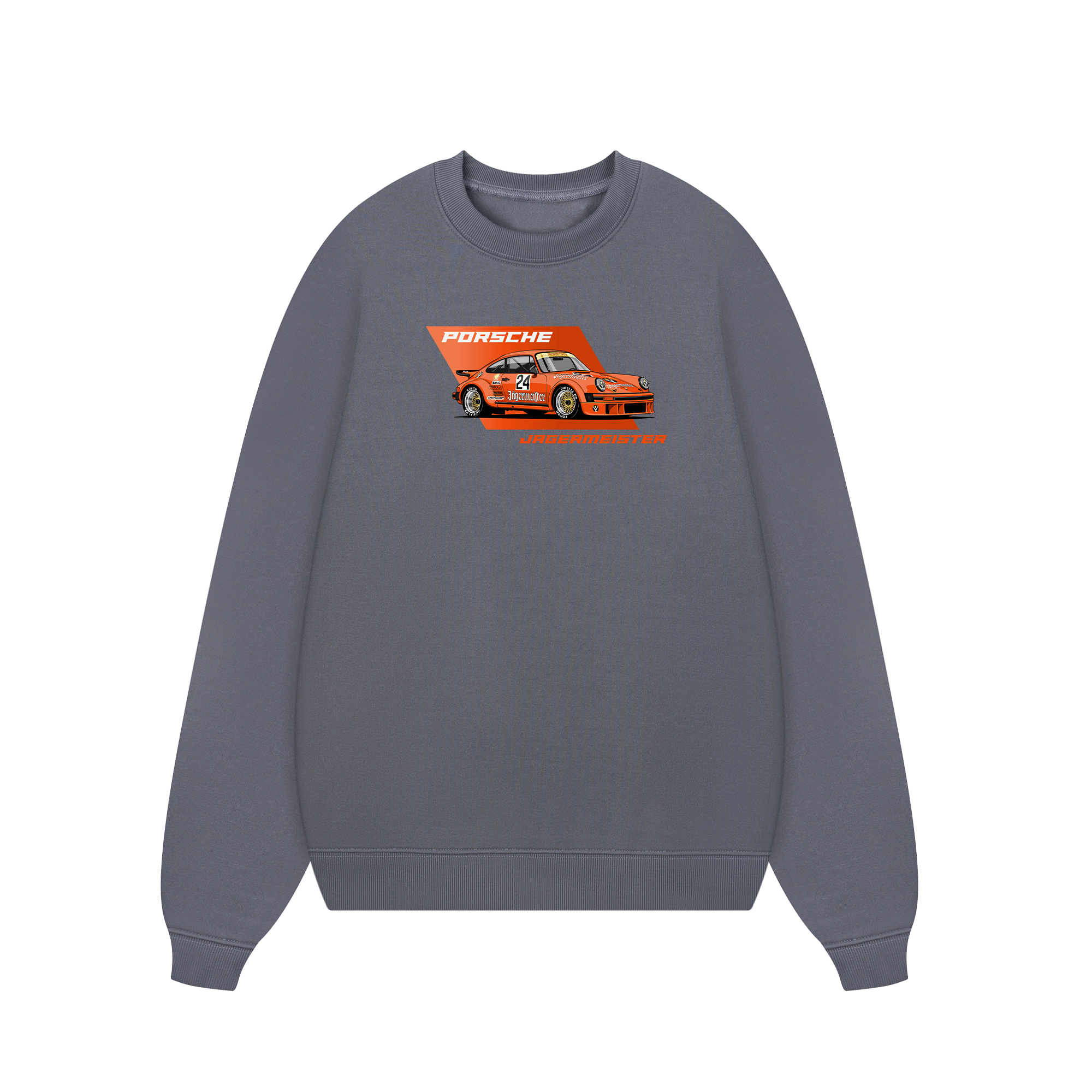 Porsche Flamboyant Orange Jagermeister Sweater