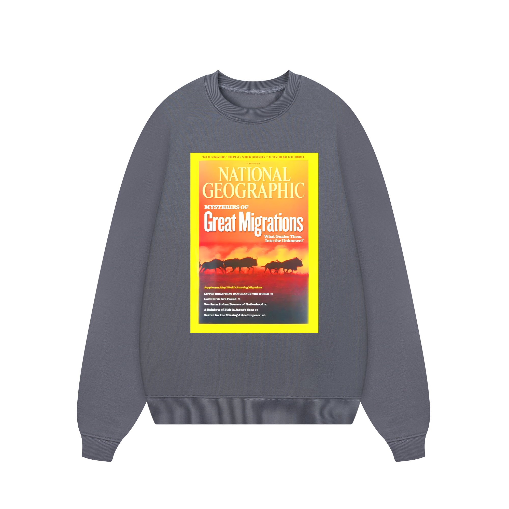 National Geographic Great Migrations Sweater