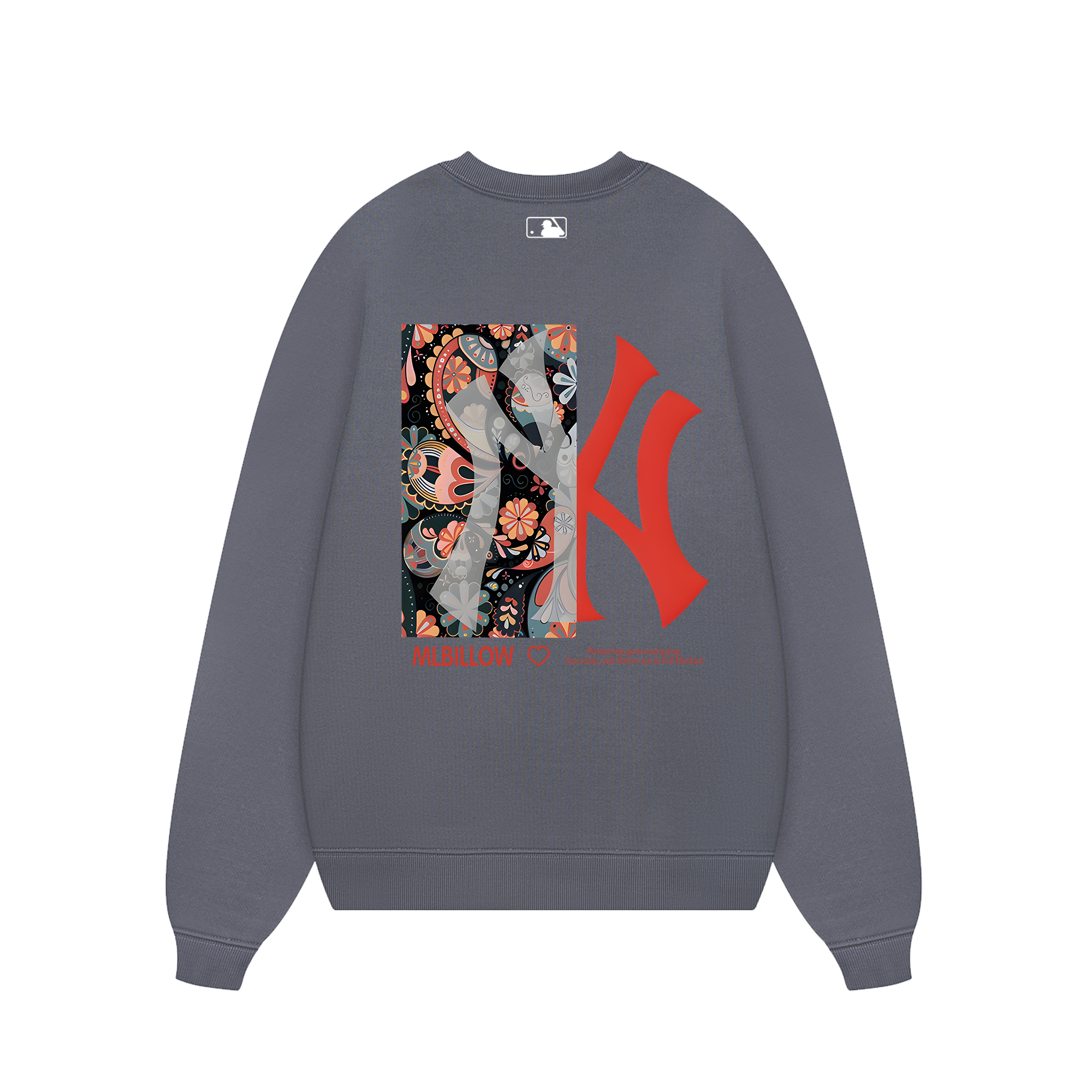 MLB Floral Red Flower MLBILLOW Sweater