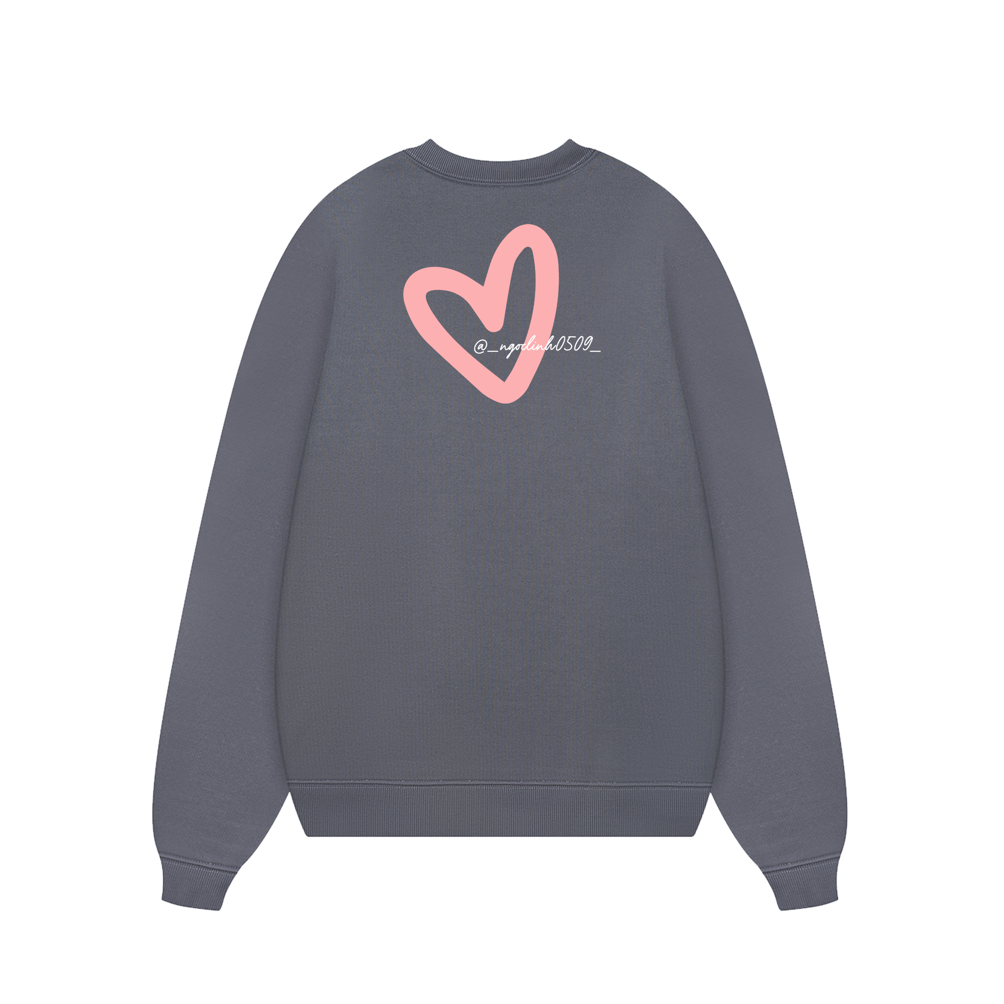 Custom Couple Heart Instagram Sweater