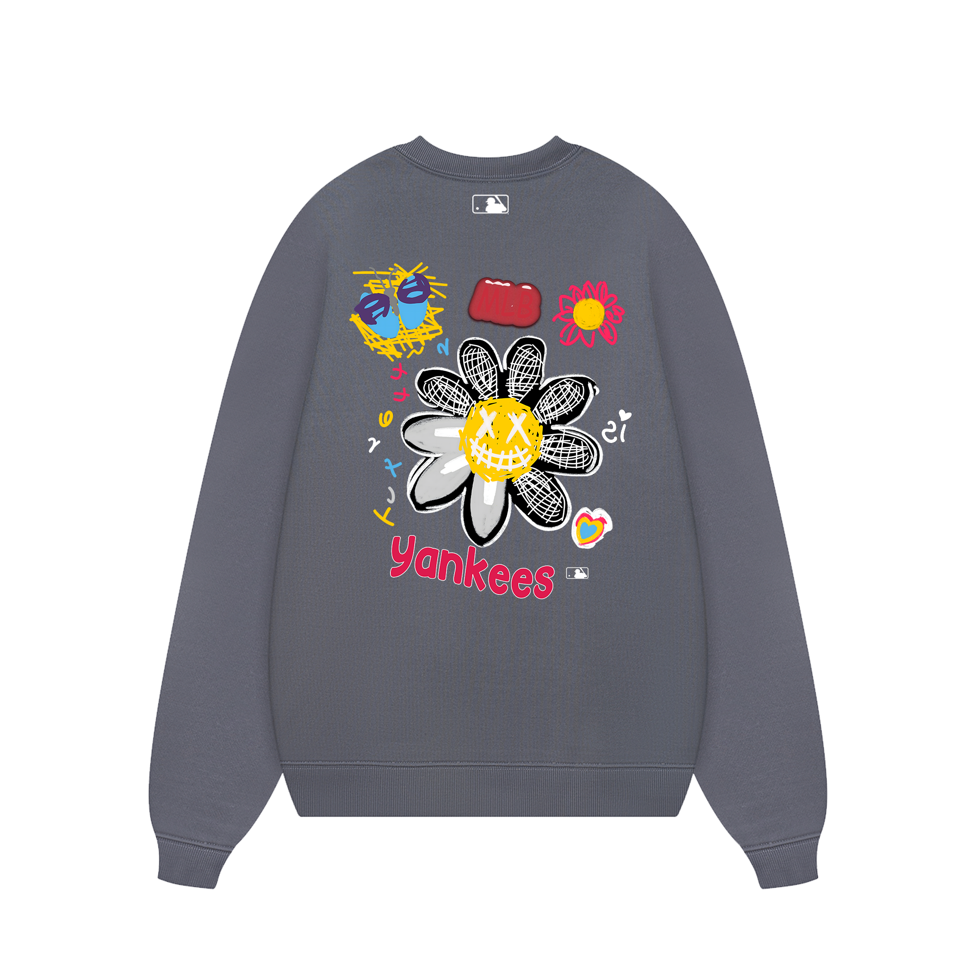 MLB Floral Cute Daisy Flower Sweater