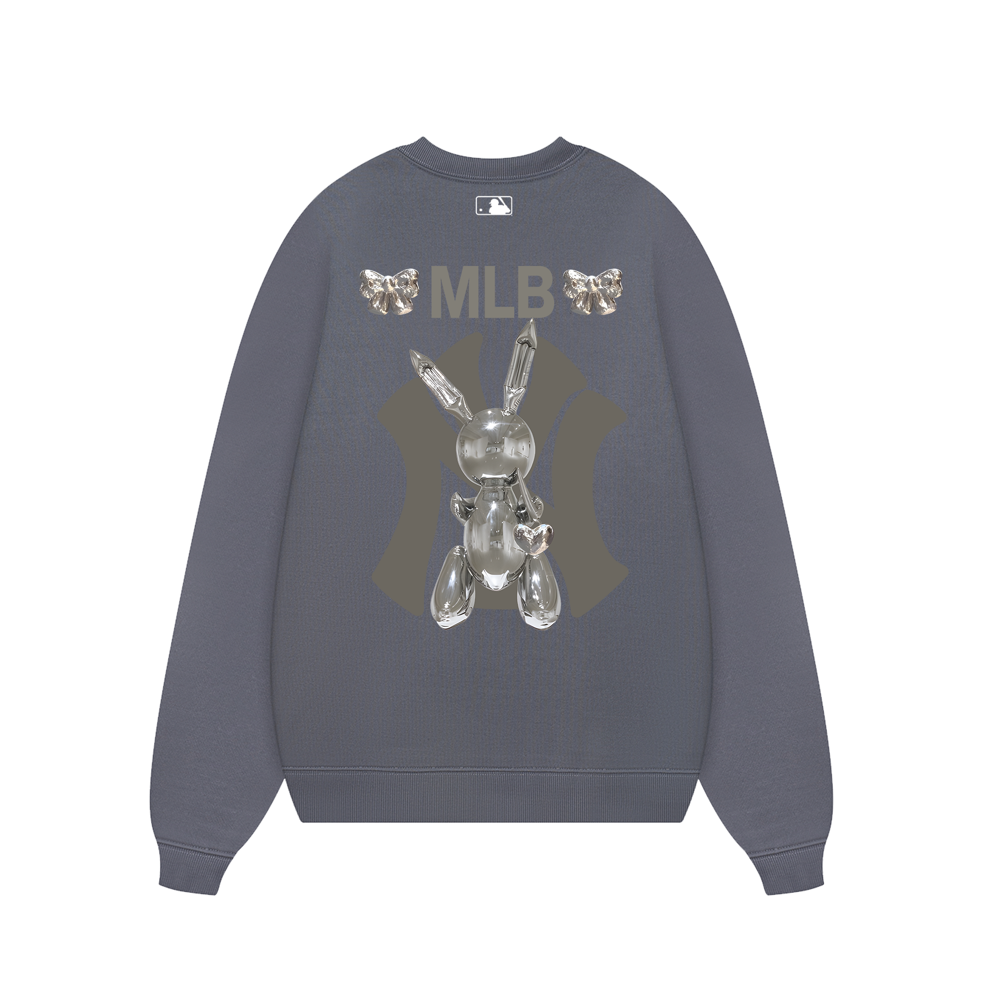 MLB Floral Silver Balloon Rabbit Sweater