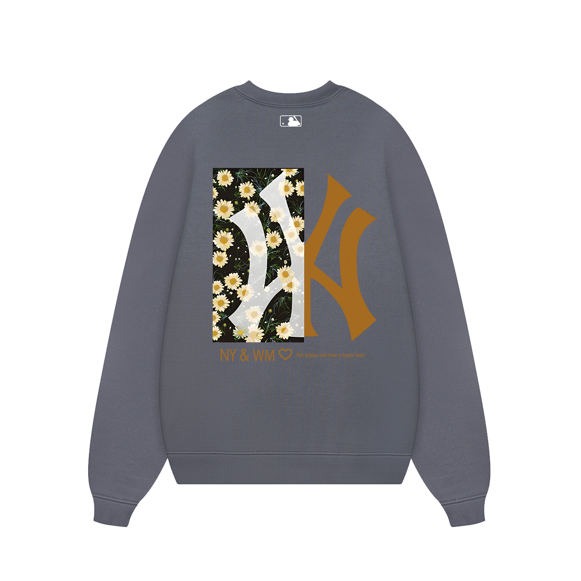 MLB Floral Pick Daisy Heart Sweater