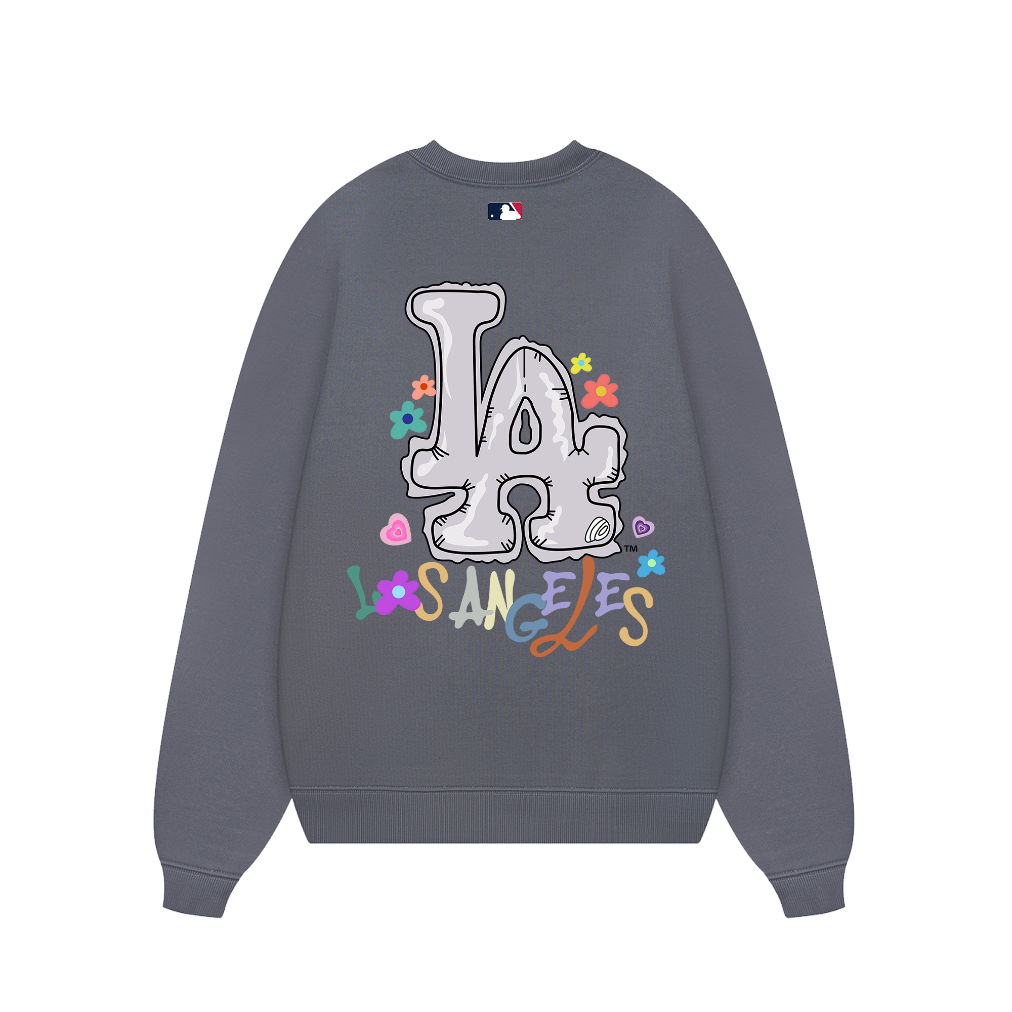 MLB Floral LA Groovy Flower Sweater