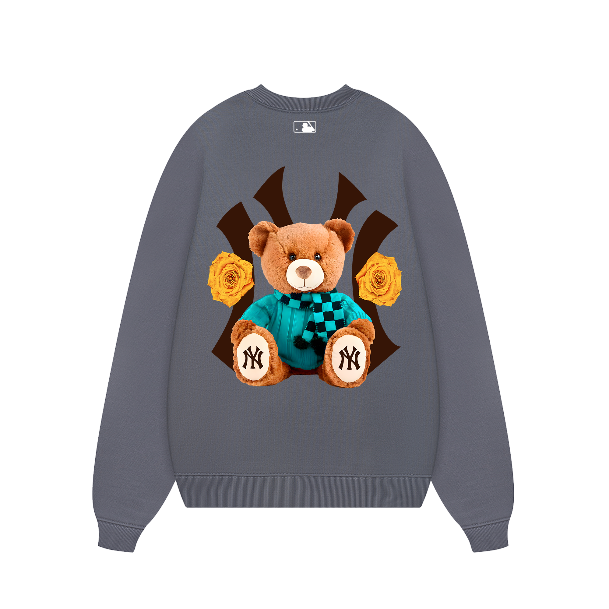 MLB Floral Teddy Bear Sweater