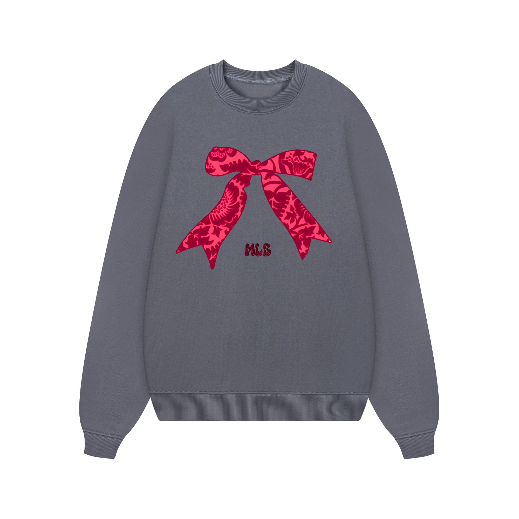 MLB Floral Coquette Pink Sweater