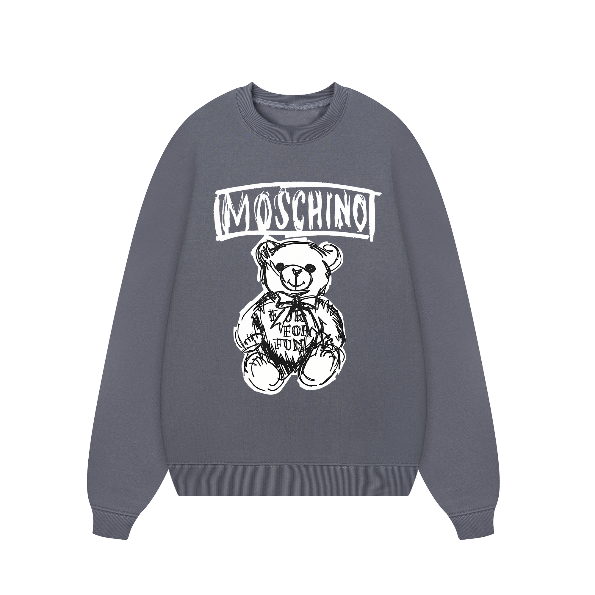 Moschino Black And White Sweater