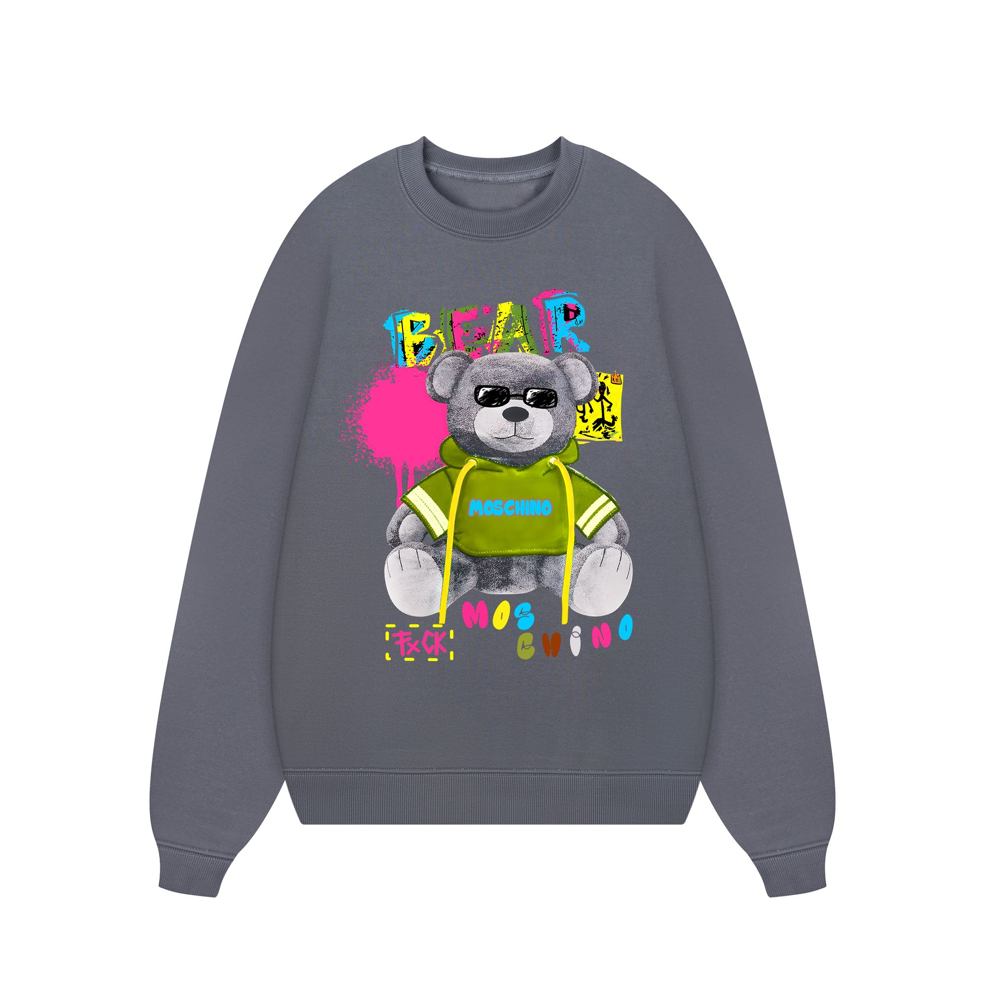 Moschino Colorful Bear Sweater