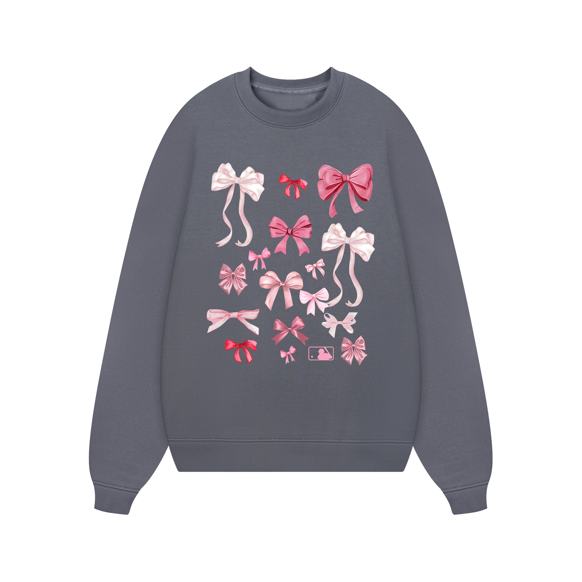 MLB Floral Pink Ribbon Y2K Sweater