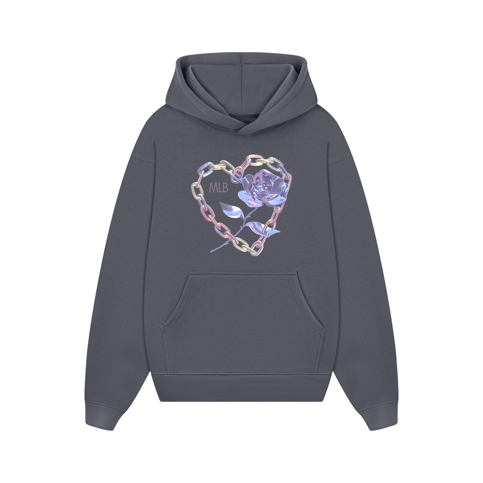 MLB Floral Hologram Rose Hoodie