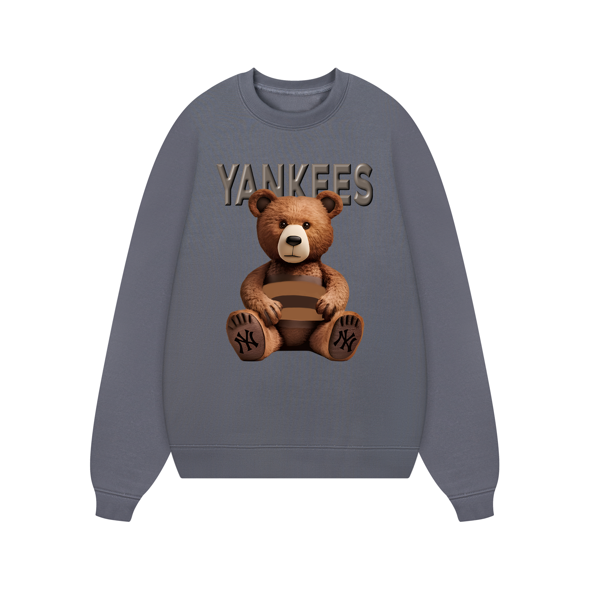 MLB Floral Teddy Bear Luxury Sweater