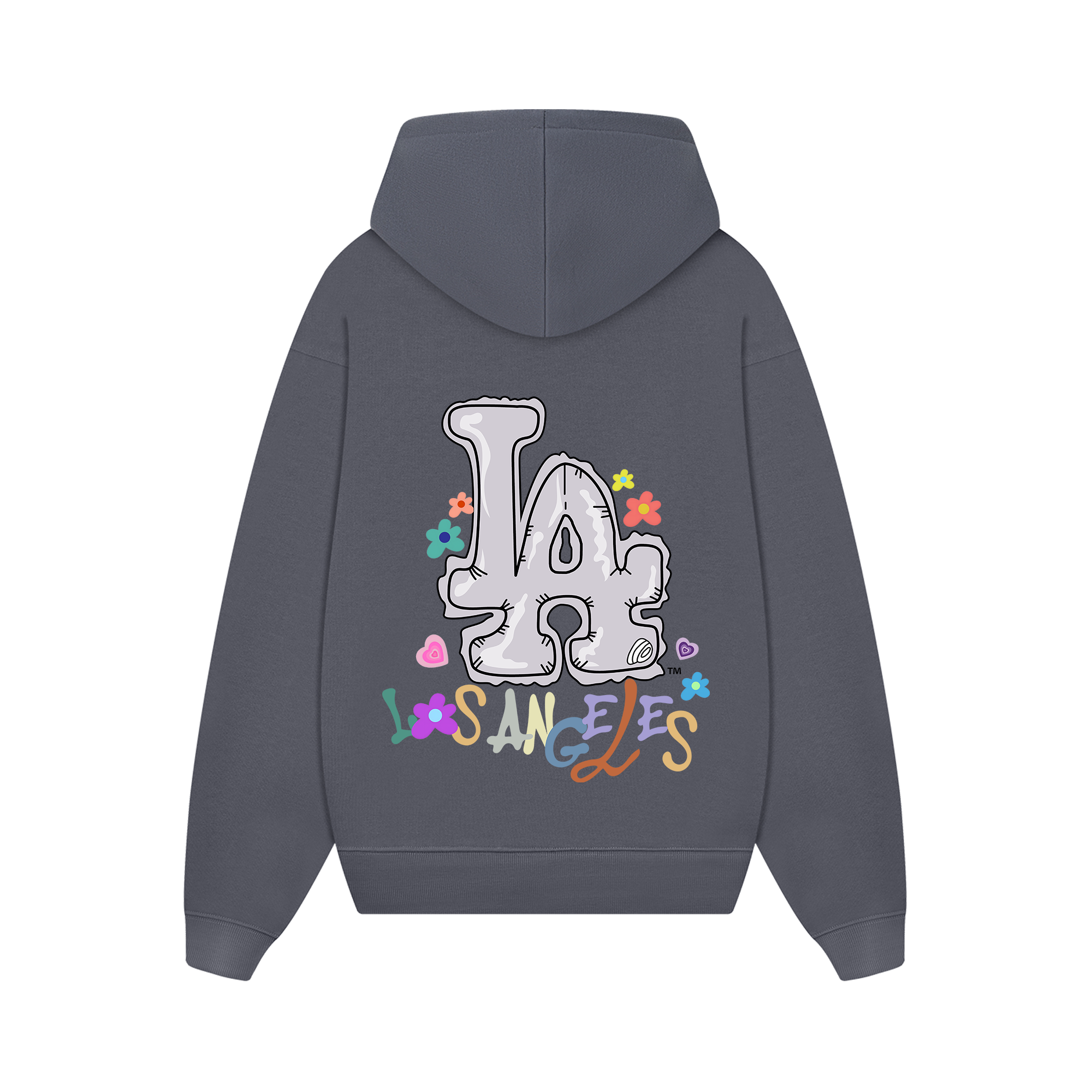 MLB Floral LA Groovy Flower Hoodie