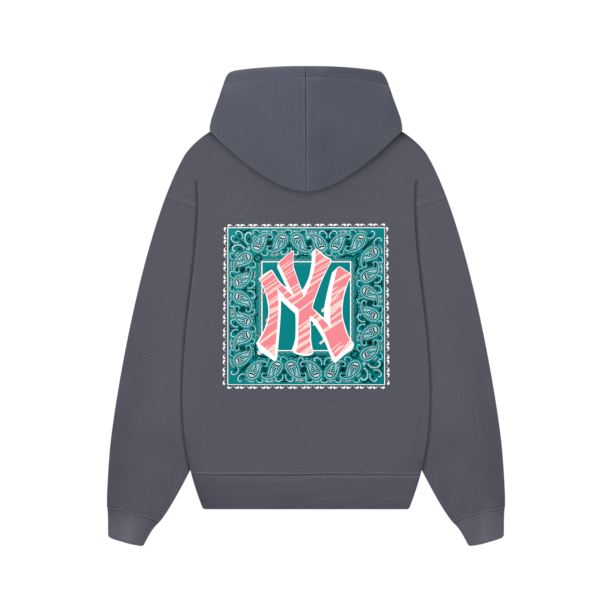 MLB Floral Pastel Bandana Hoodie