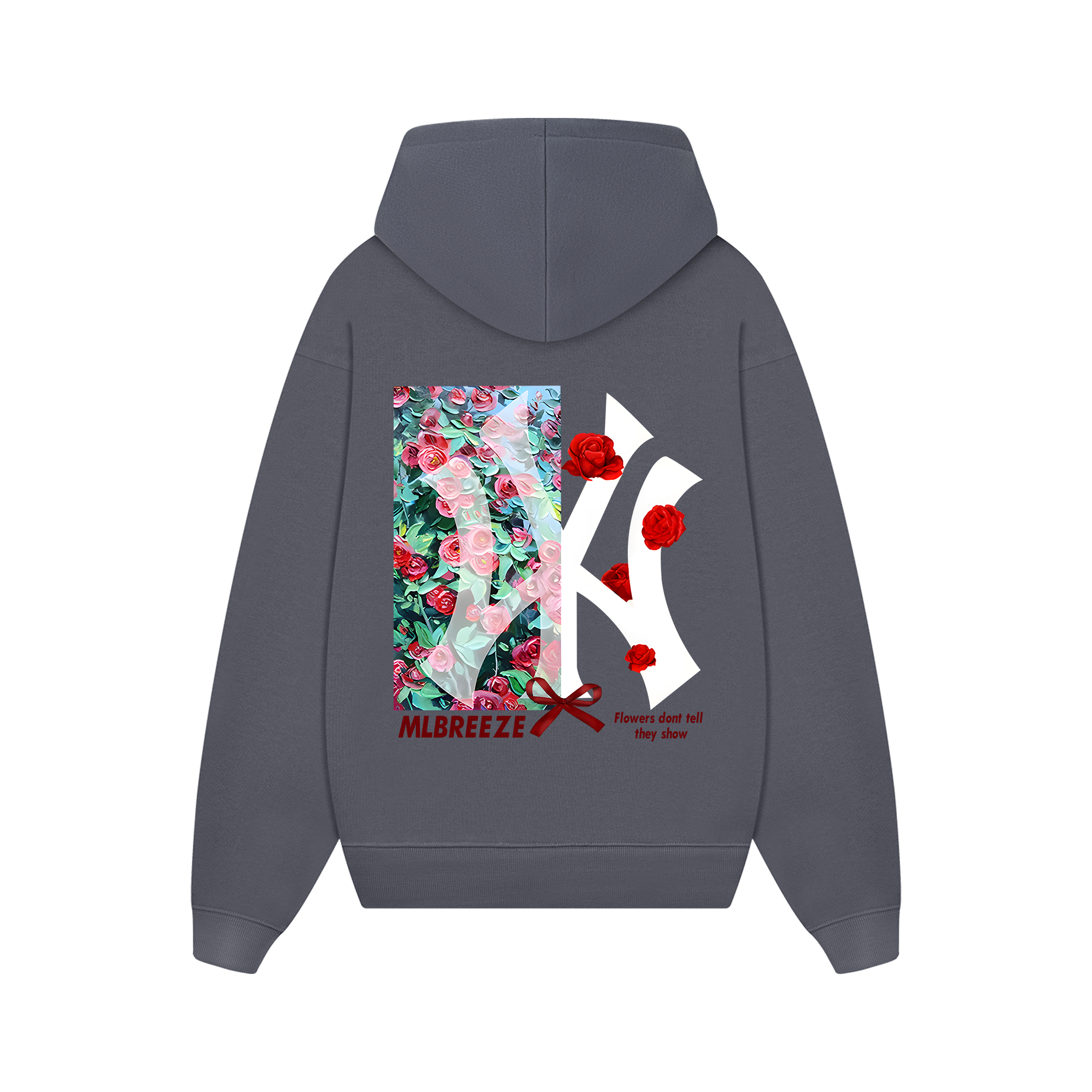 MLB Floral Rose Quote Hoodie