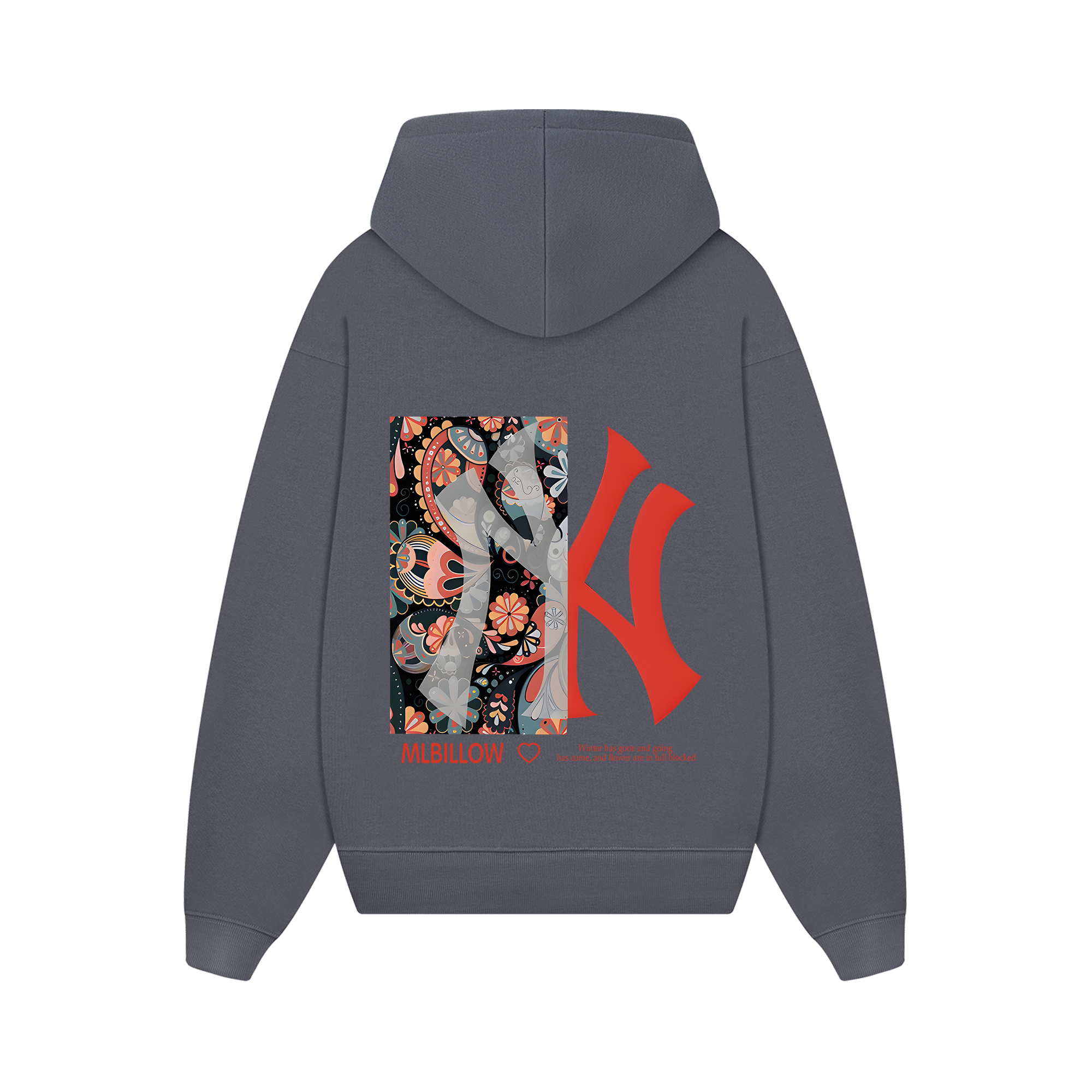 MLB Floral Red Flower MLBILLOW Hoodie