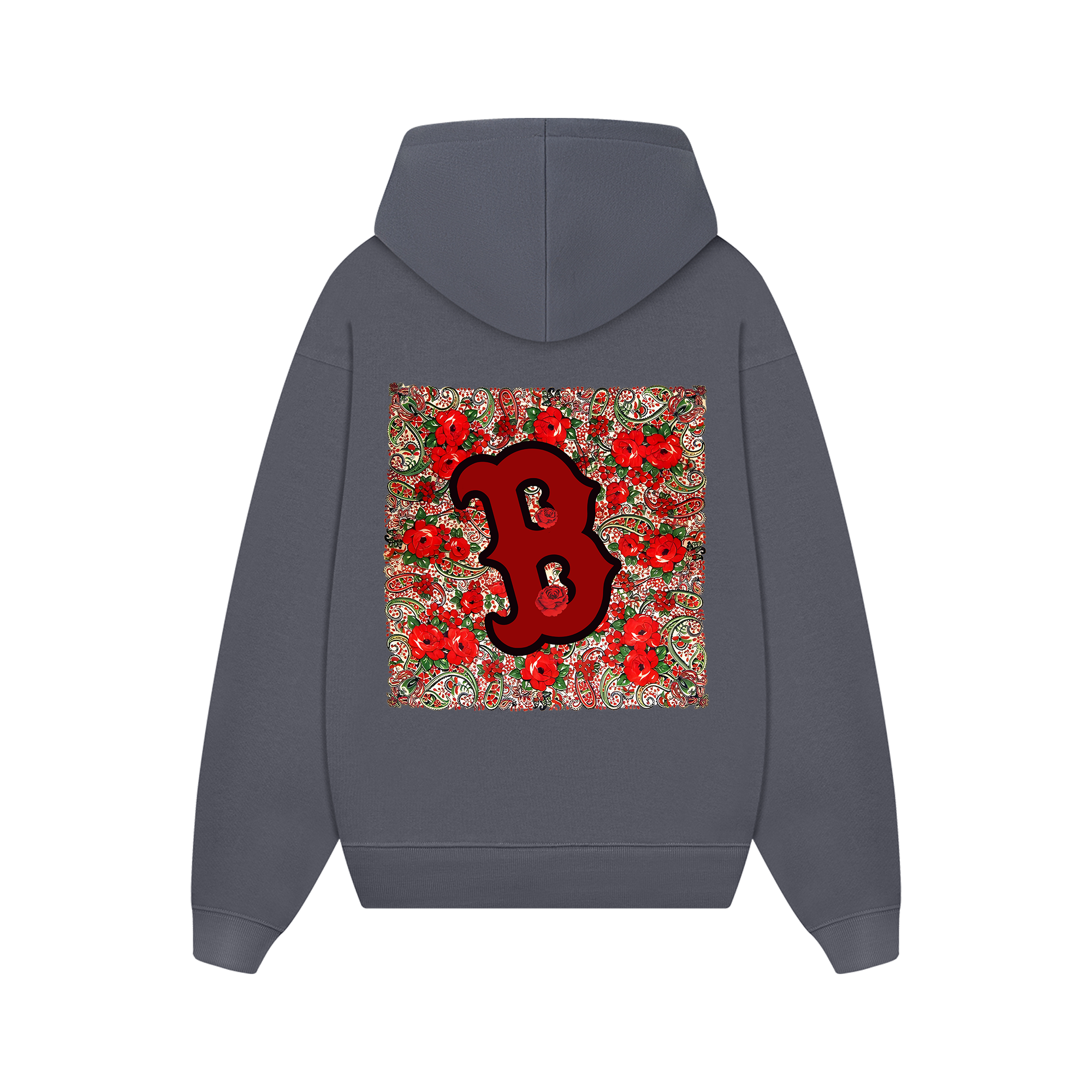 MLB Floral Retro Boston Rose Hoodie