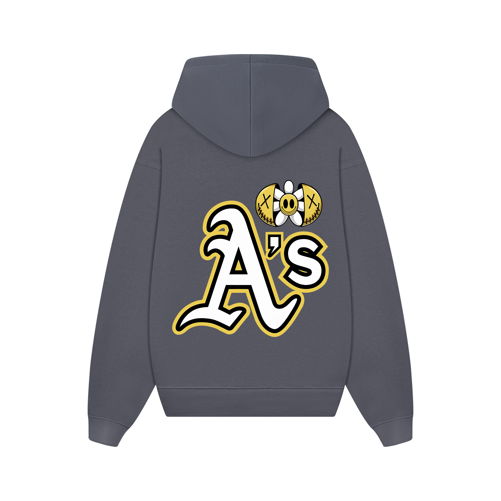 MLB Floral Smiley A's Hoodie