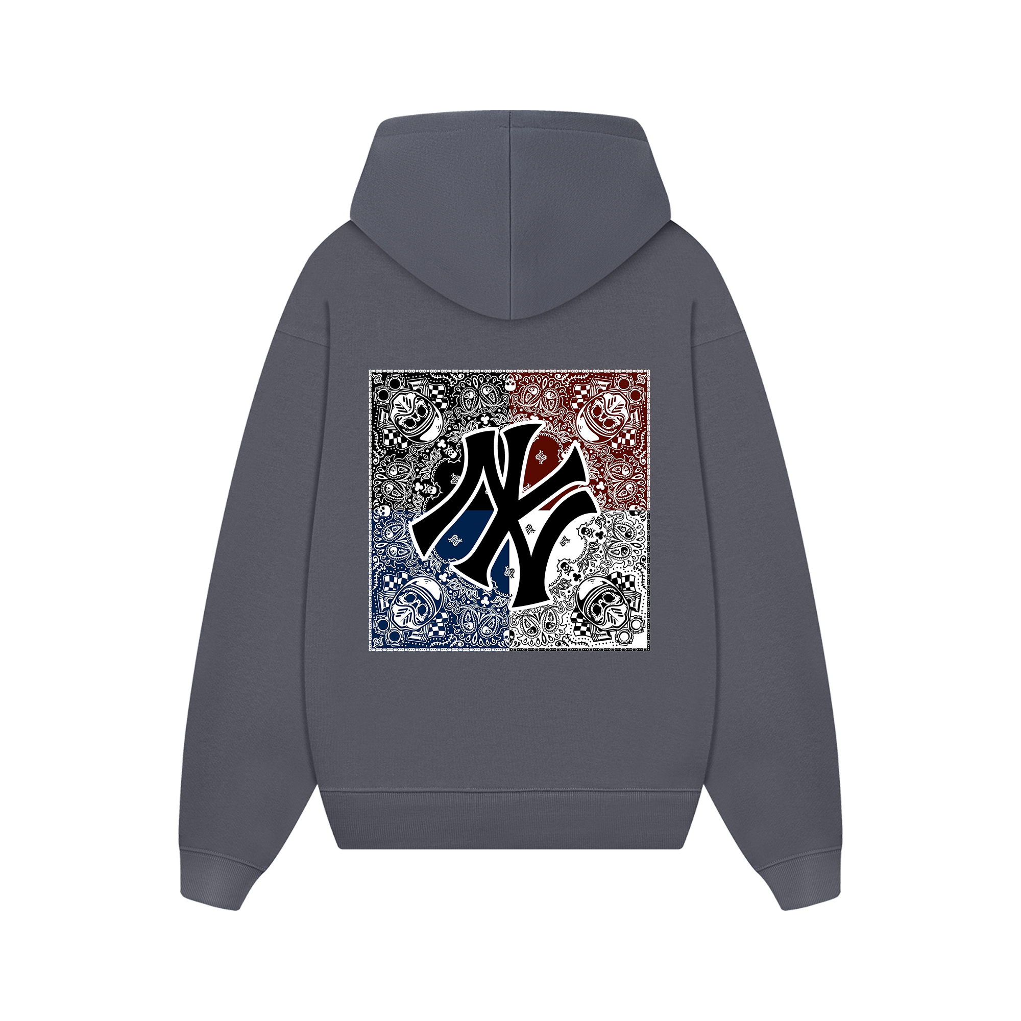 MLB Floral USA Skull Hoodie