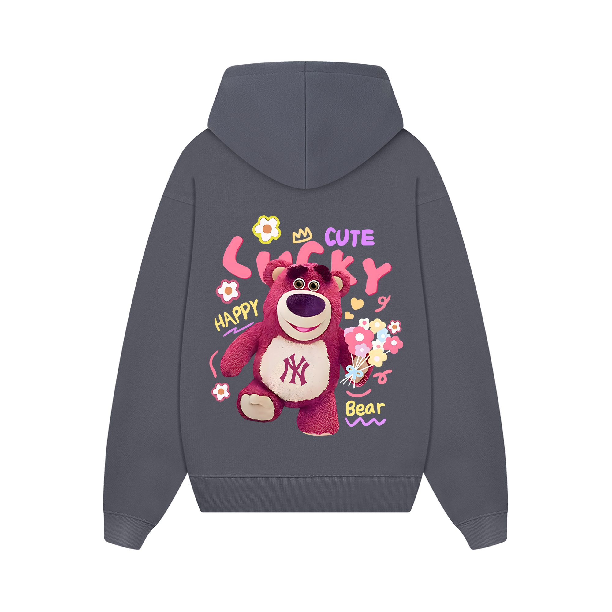 MLB Floral Pink Bear Toy Story Hoodie