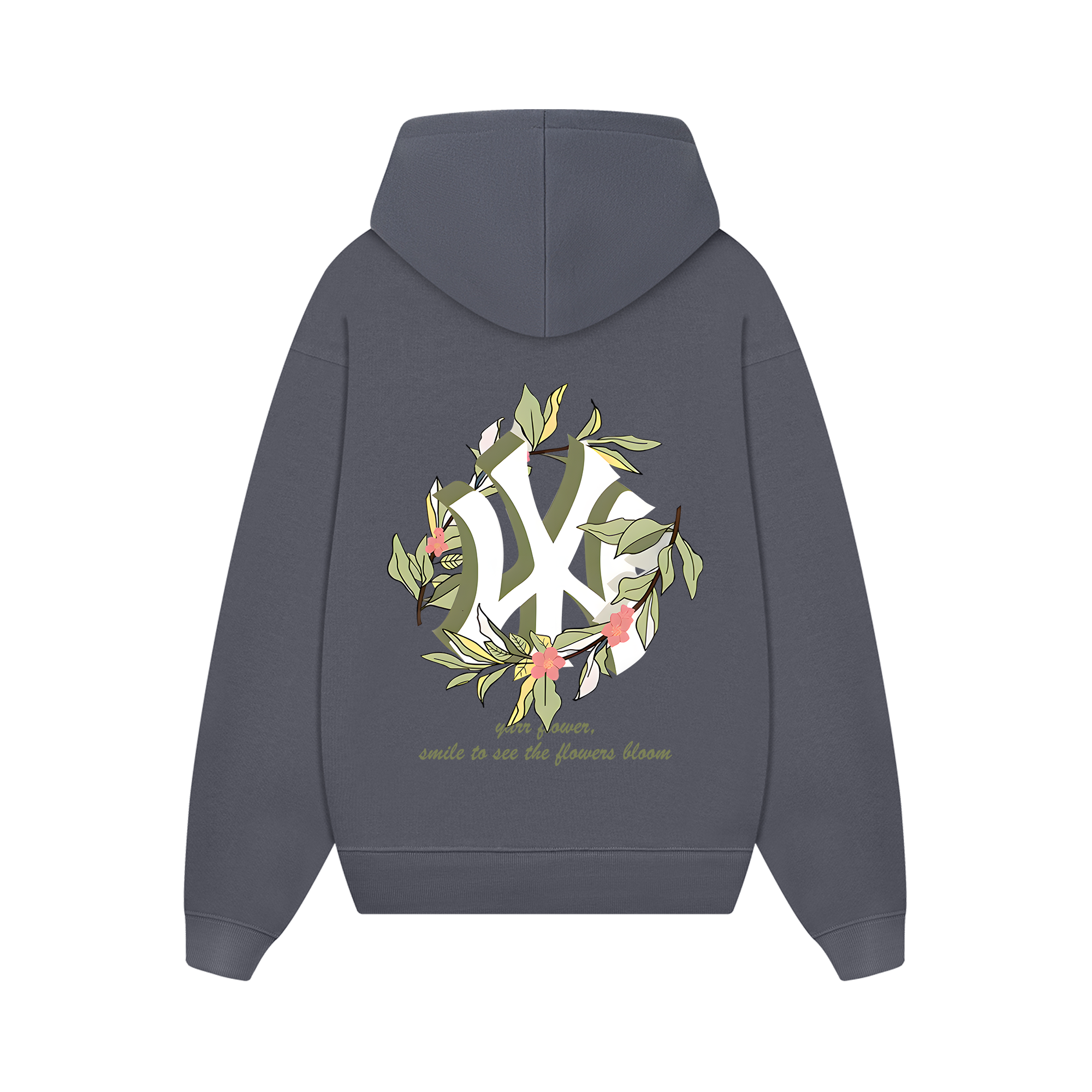 MLB Floral Green Floral New York Hoodie