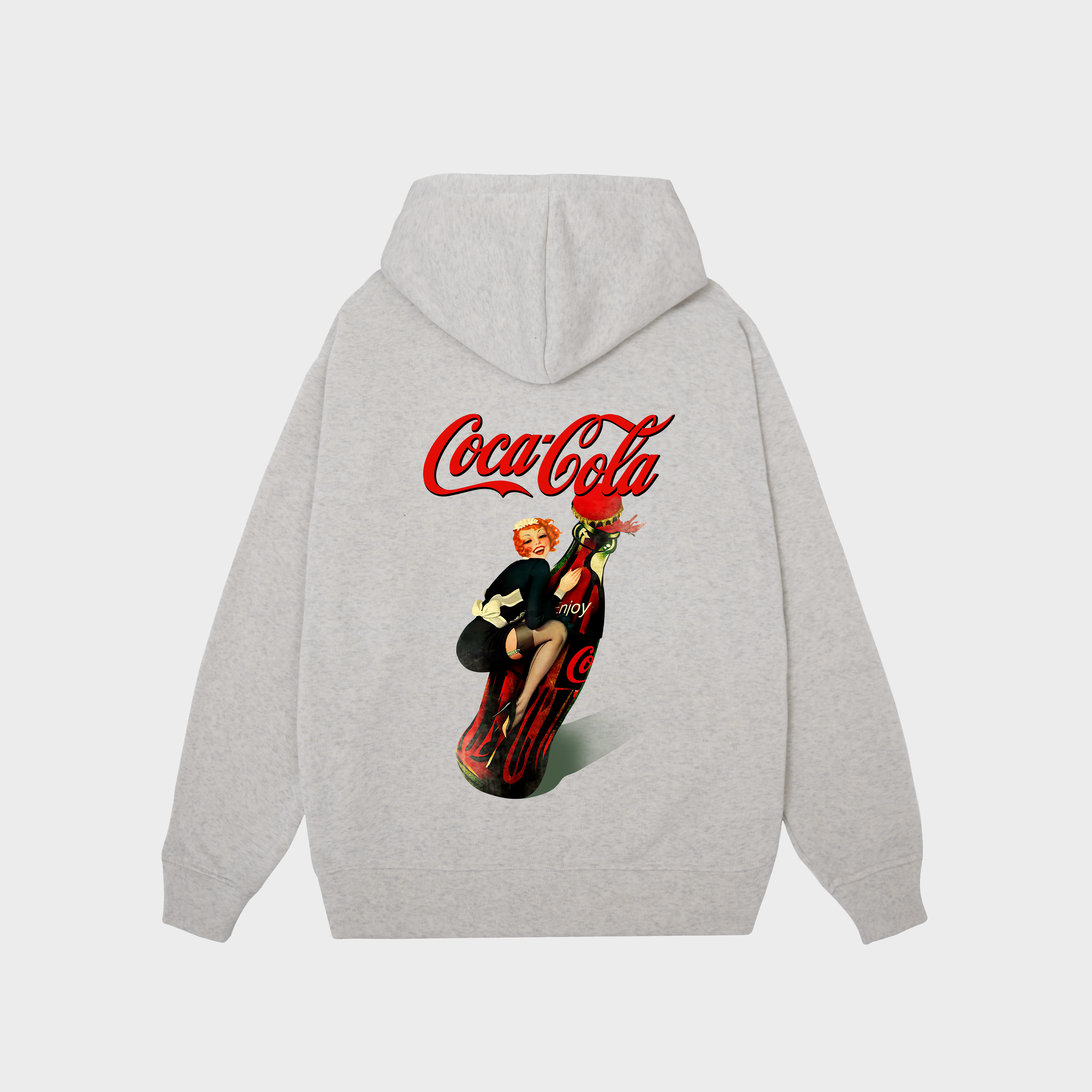 COCACOLA GIRL SEXY HOODIE / XÁM TIÊU