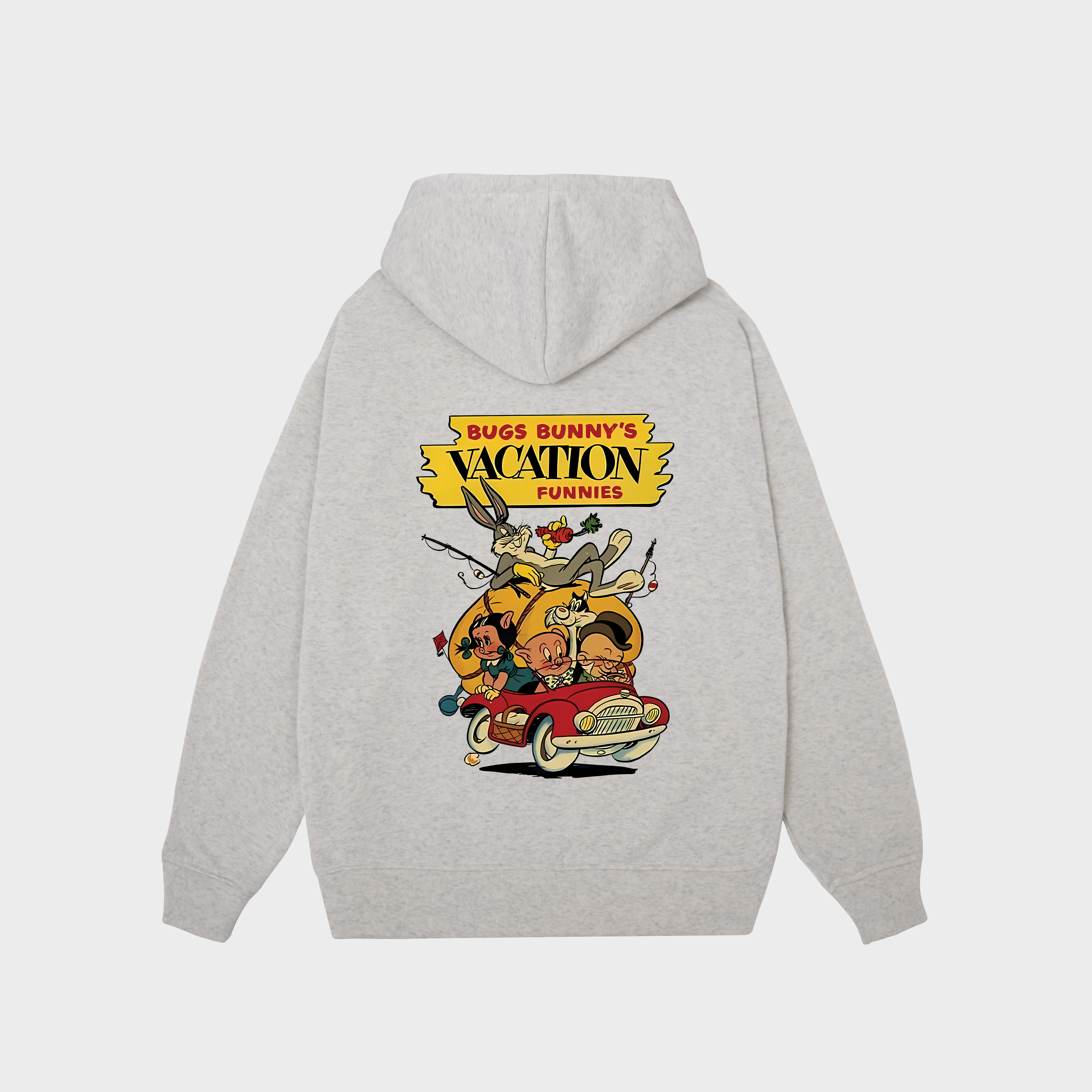 DISNEY BUGS BUNNY'S VACATION FUNNIES HOODIE / XÁM TIÊU