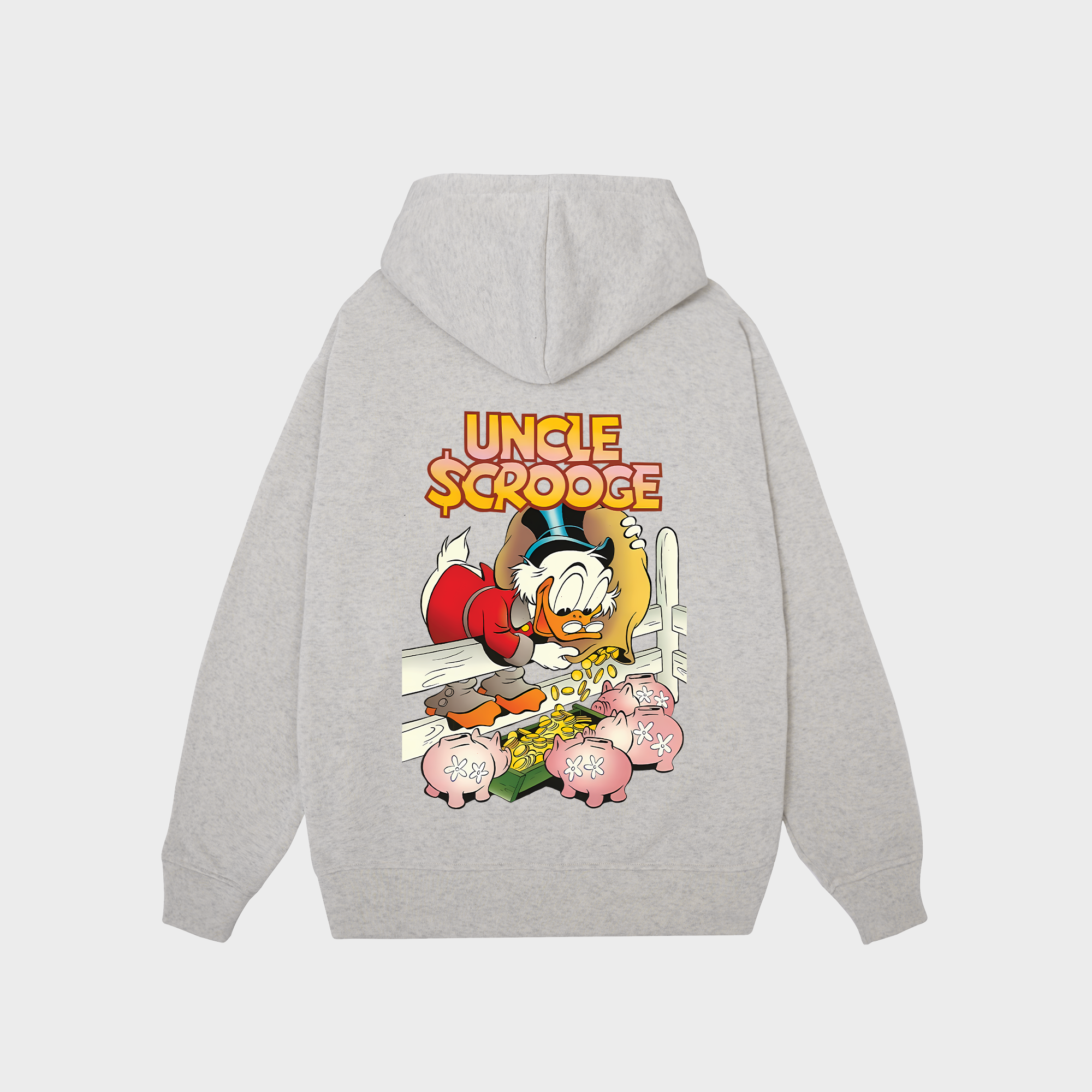 DISNEY UNCLE SCROOGE HOODIE / XÁM TIÊU