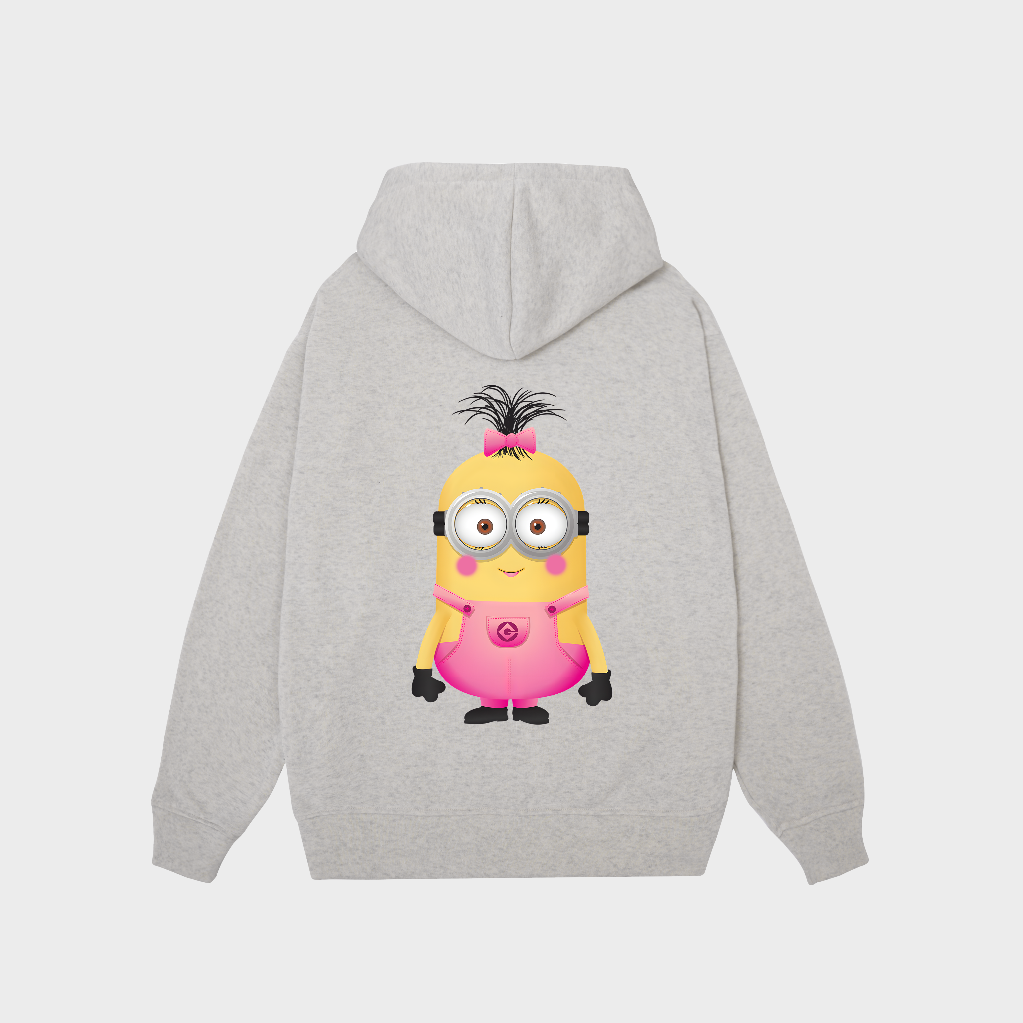 MINIONS GIRL CUT HOODIE / XÁM TIÊU