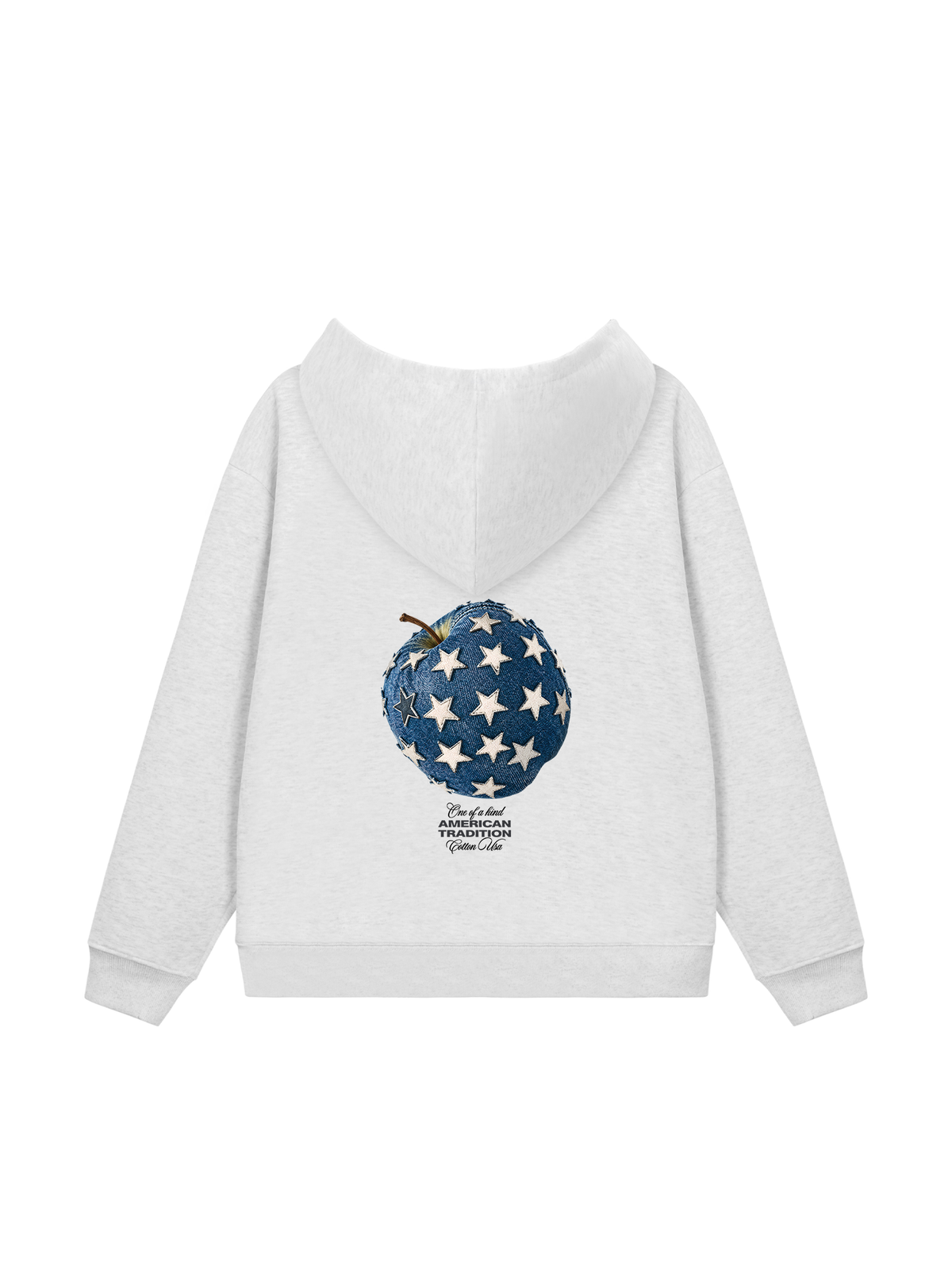 Áo Hoodie Zip Nỉ Hai Da Jeans Star Apple