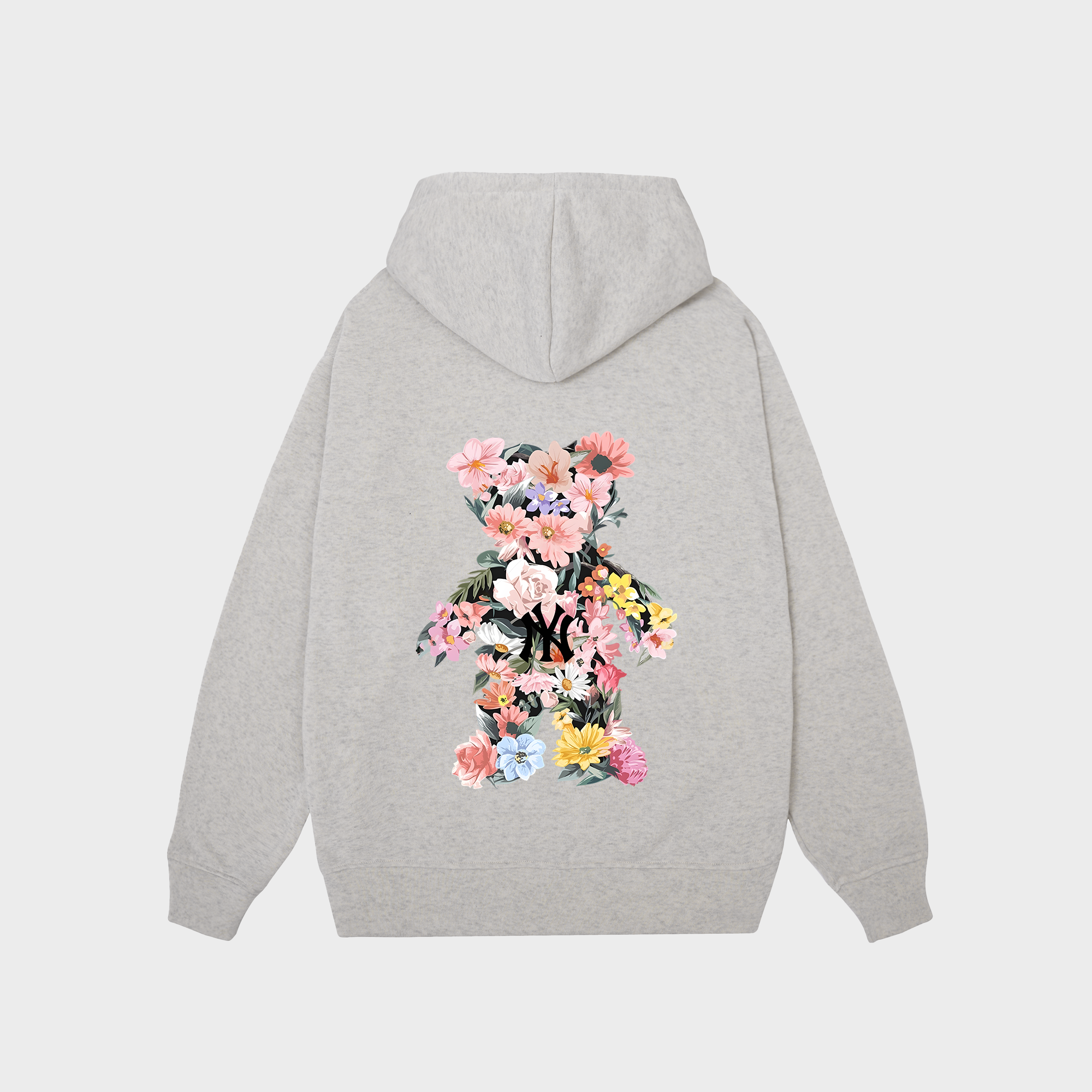 MLB Floral Teaddy Bear Flower Hoodie