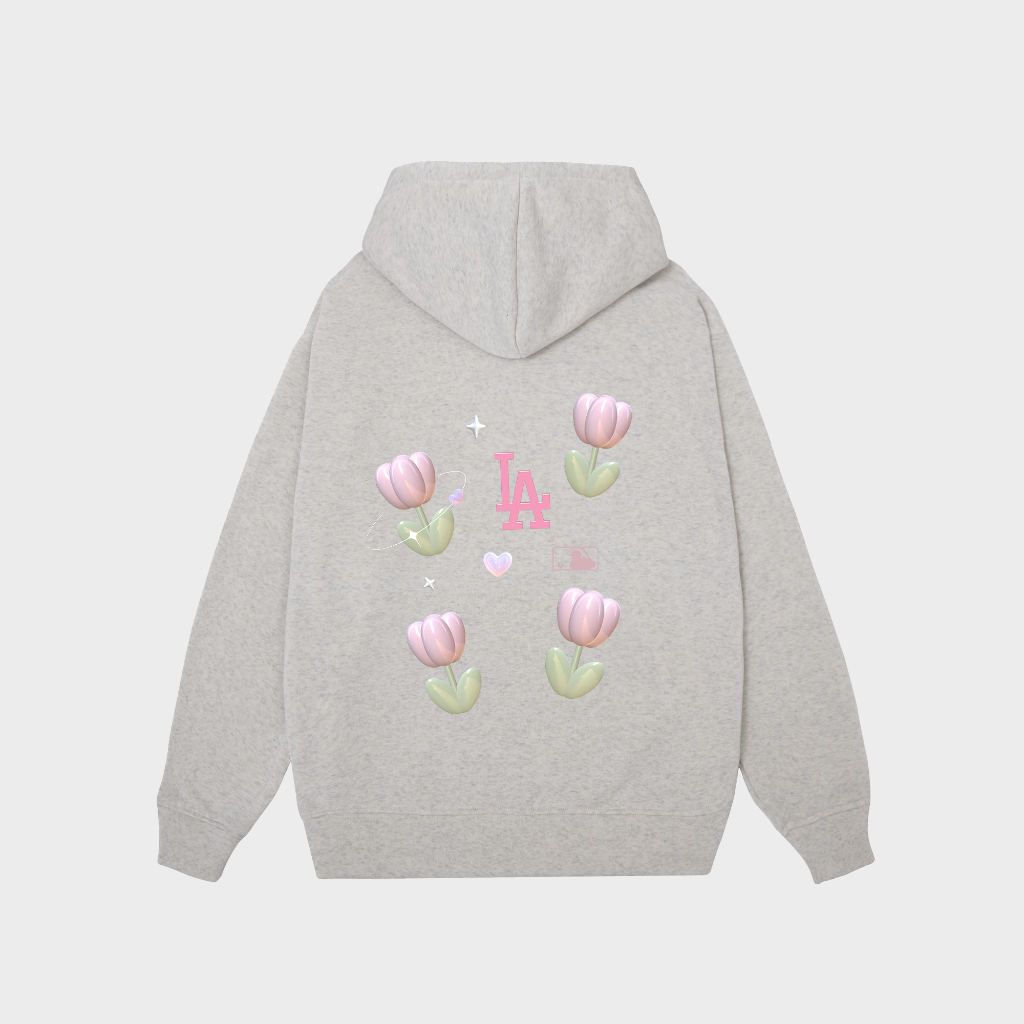 MLB Floral Cute LA Tulip Hoodie