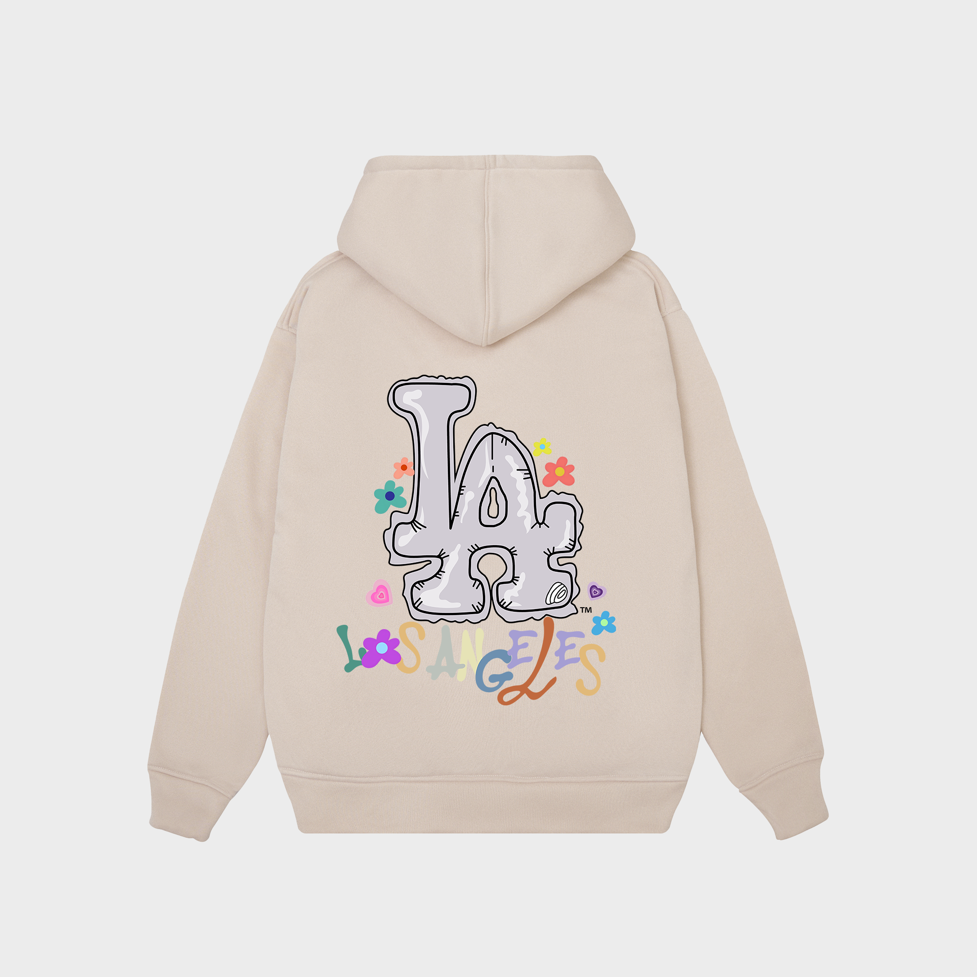 MLB Floral LA Groovy Flower Hoodie