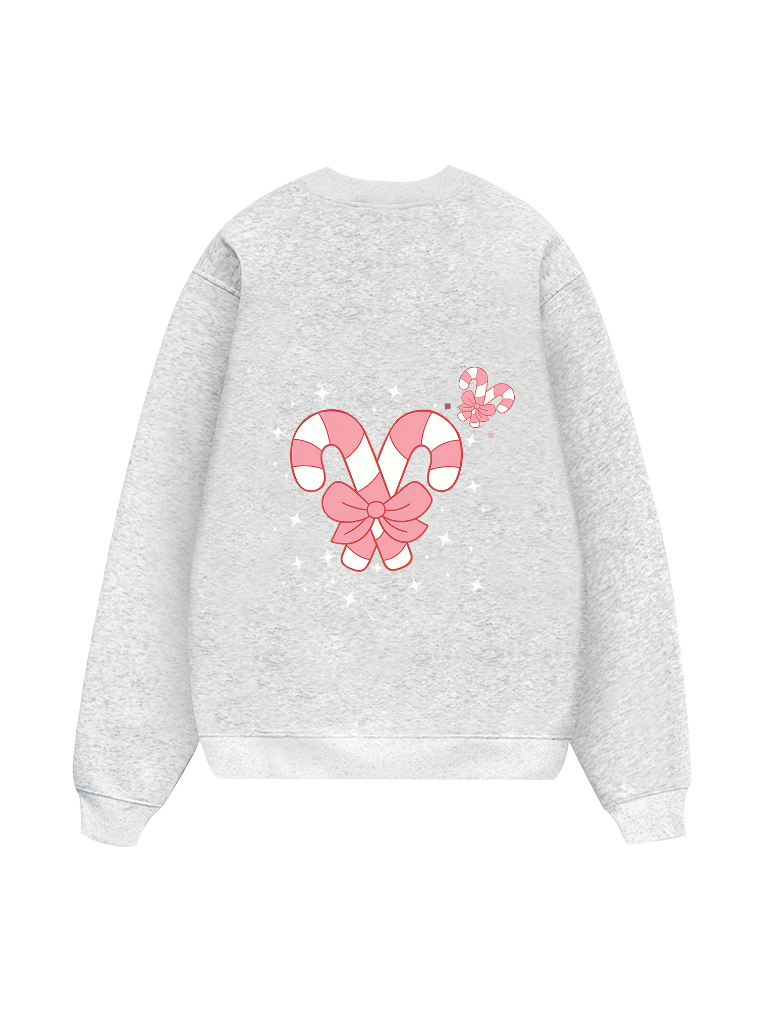 Cute Pink Candy Cane Sweater