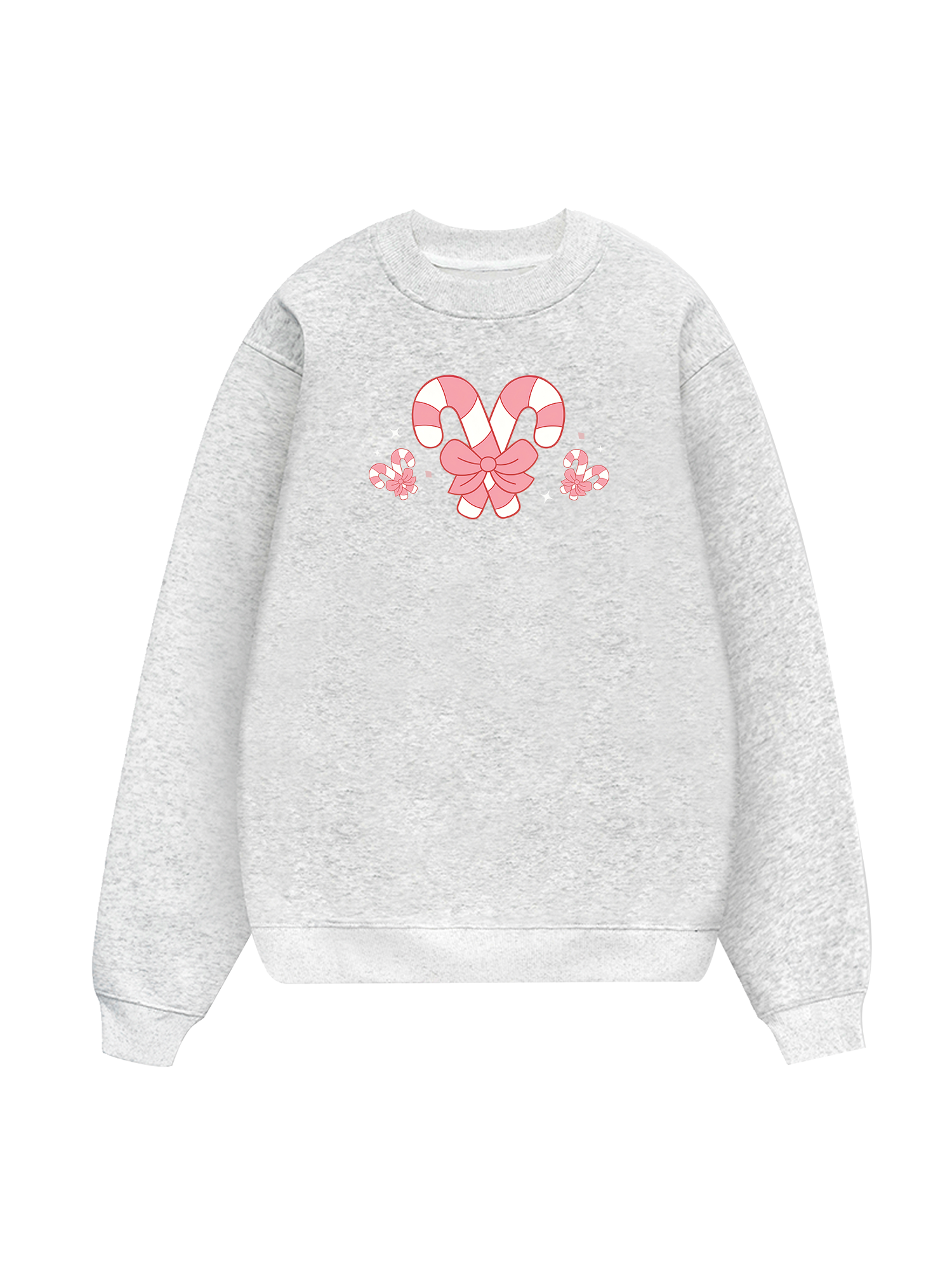 Cute Pink Candy Cane Sweater
