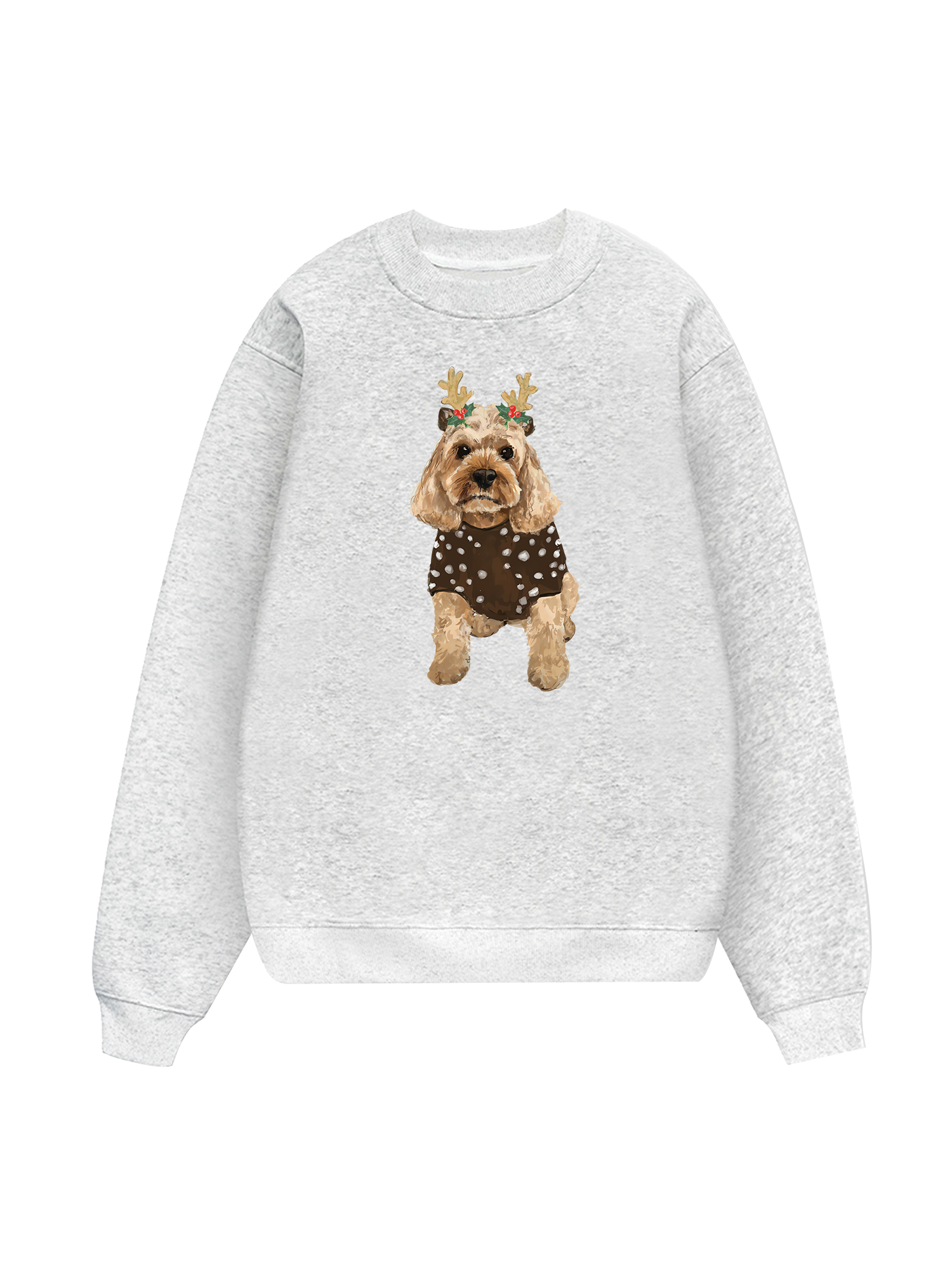 Holiday Poodle Christmas Sweater