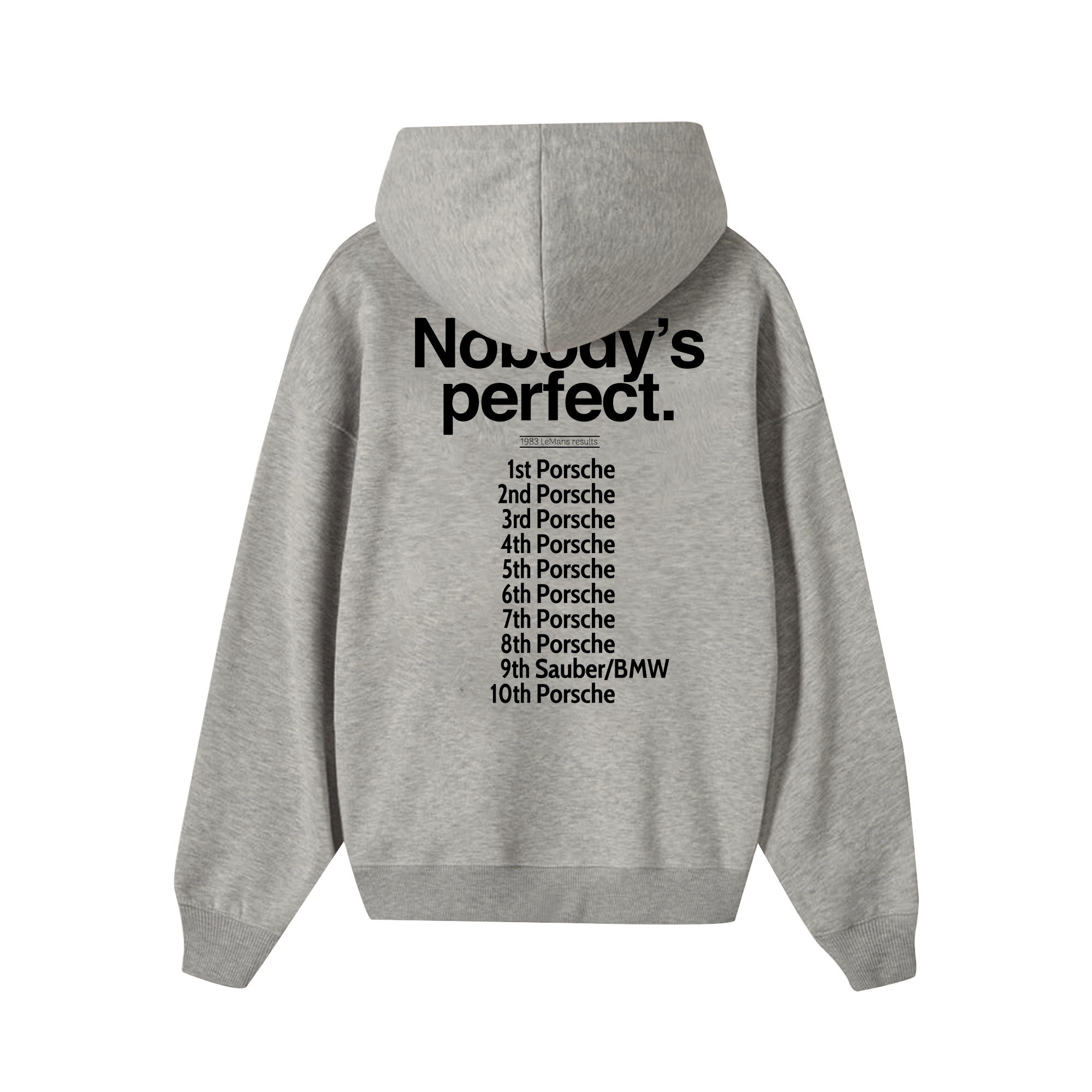 Porsche Nobody's Perfect Hoodie