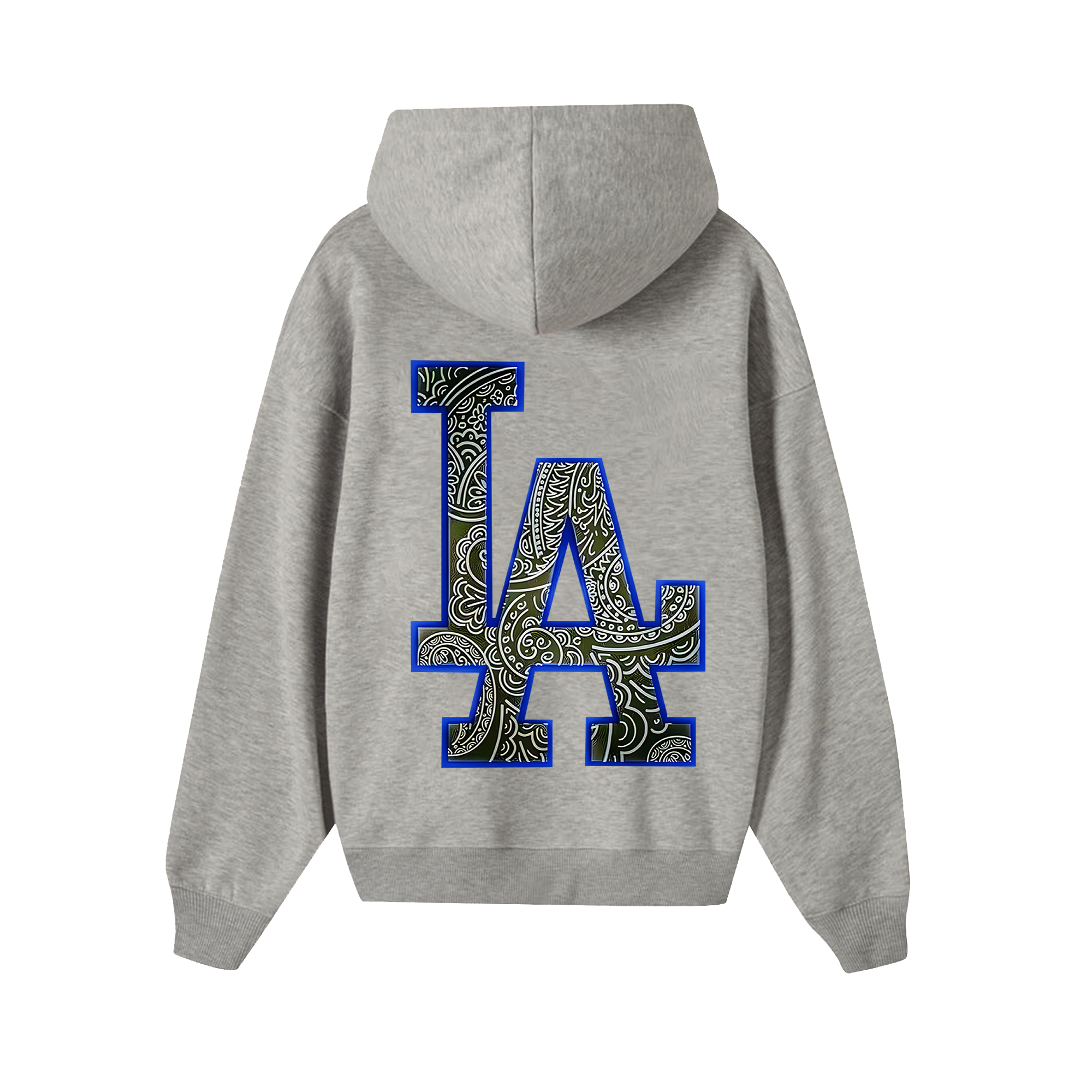 MLB Floral Blue Black Hoodie