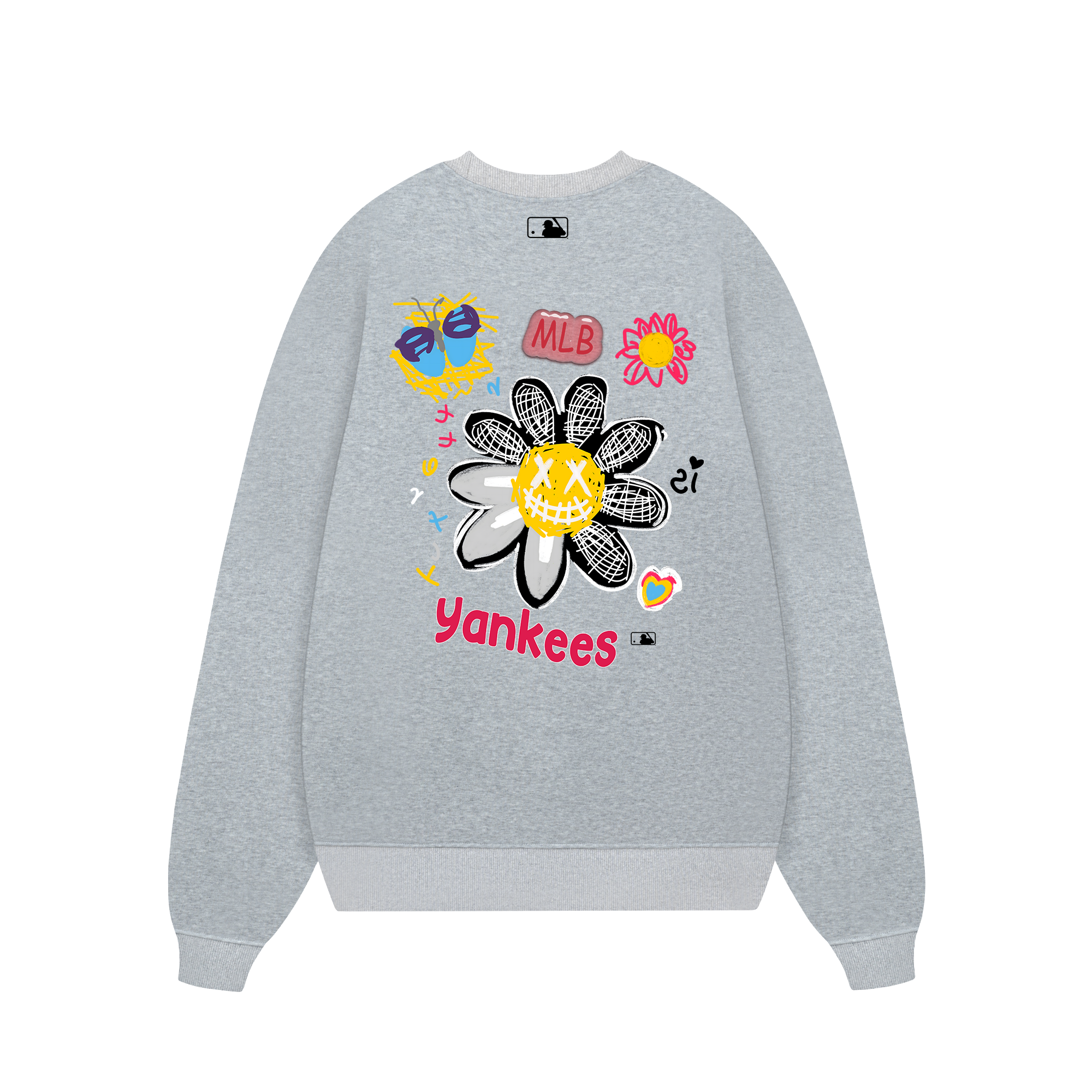 MLB Floral Cute Daisy Flower Sweater