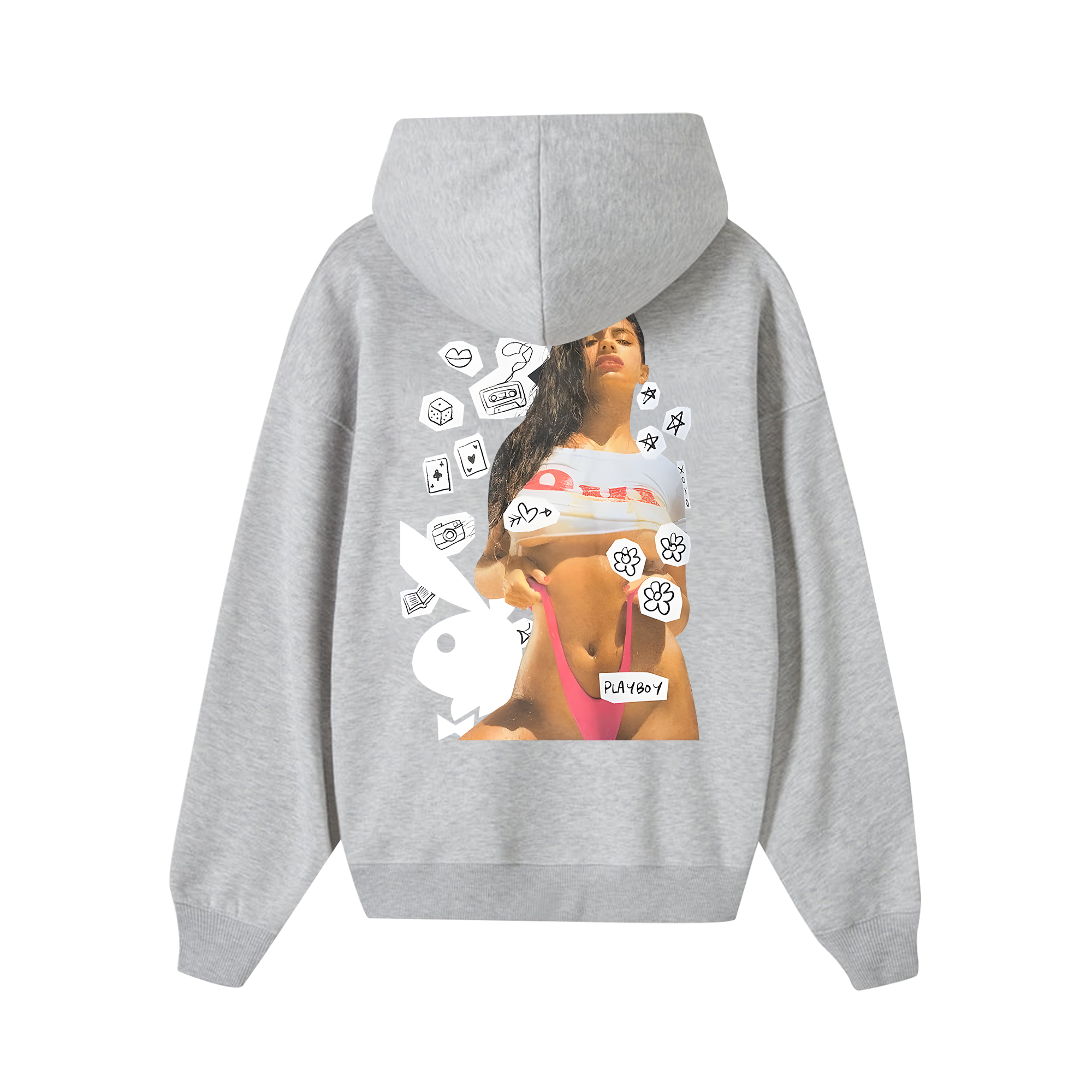 Play Boy Doodles Girl Hoodie