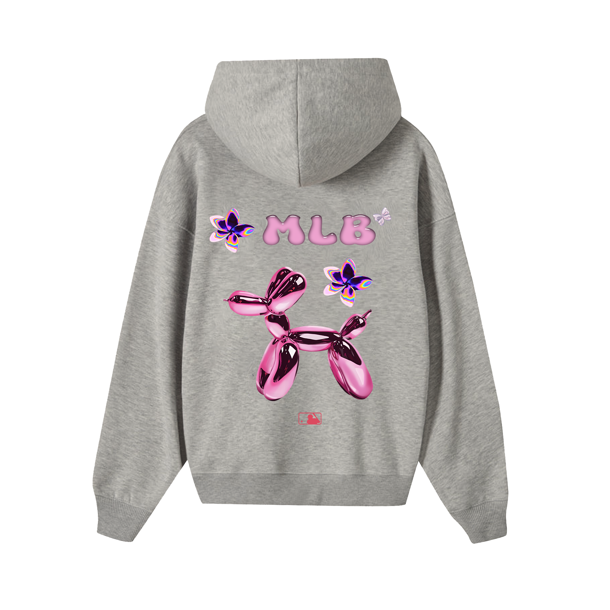 MLB Floral Hologram Balloon Dog Hoodie