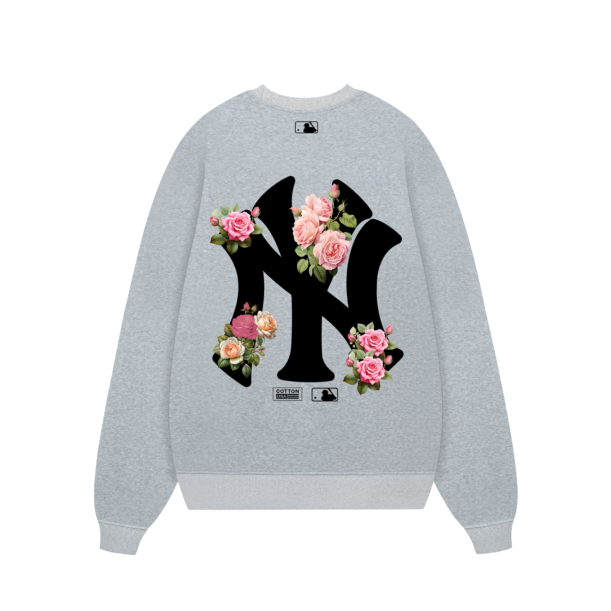 MLB Floral Rose Bloom Sweater