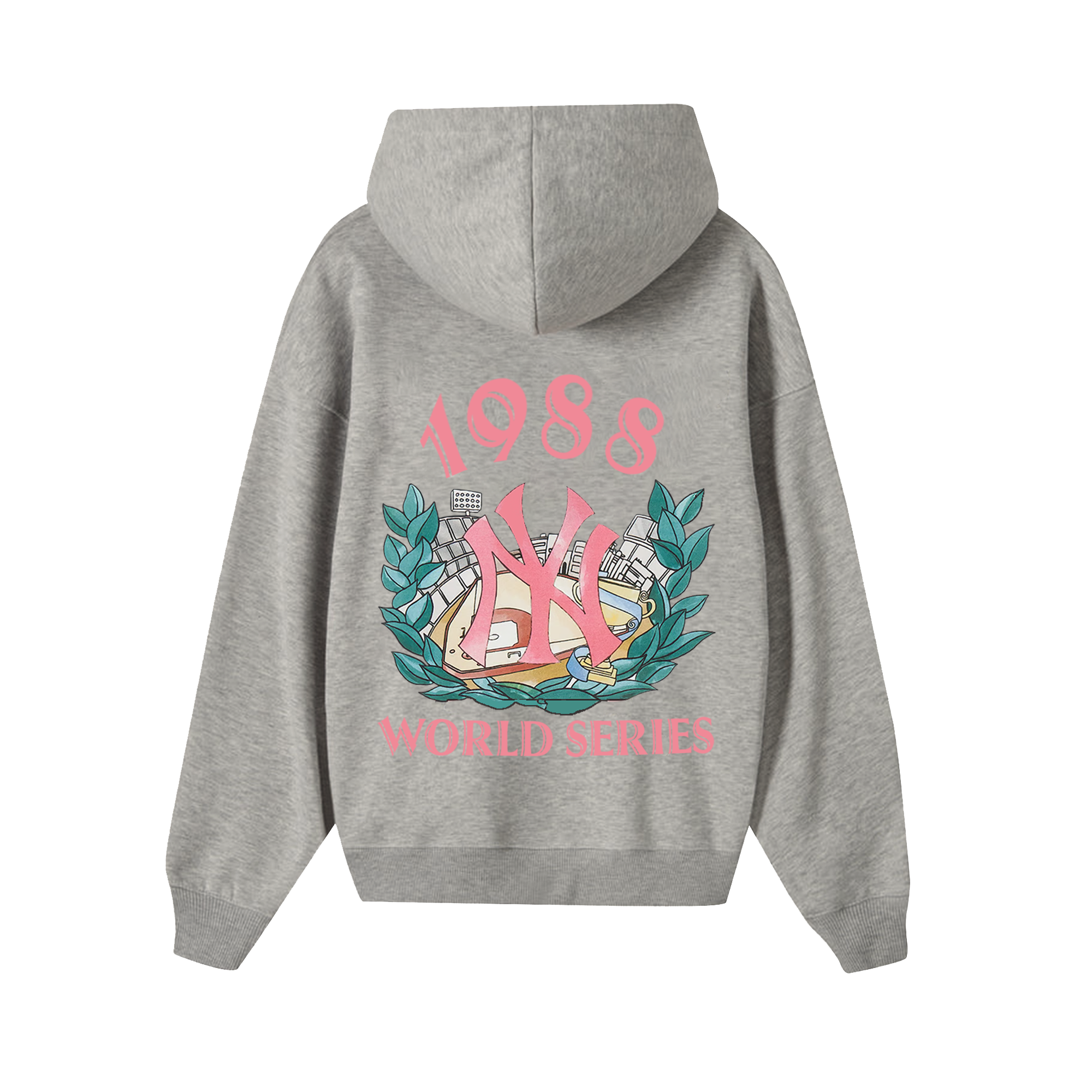 MLB Floral 1988 WorMLB Floral World Series Hoodie