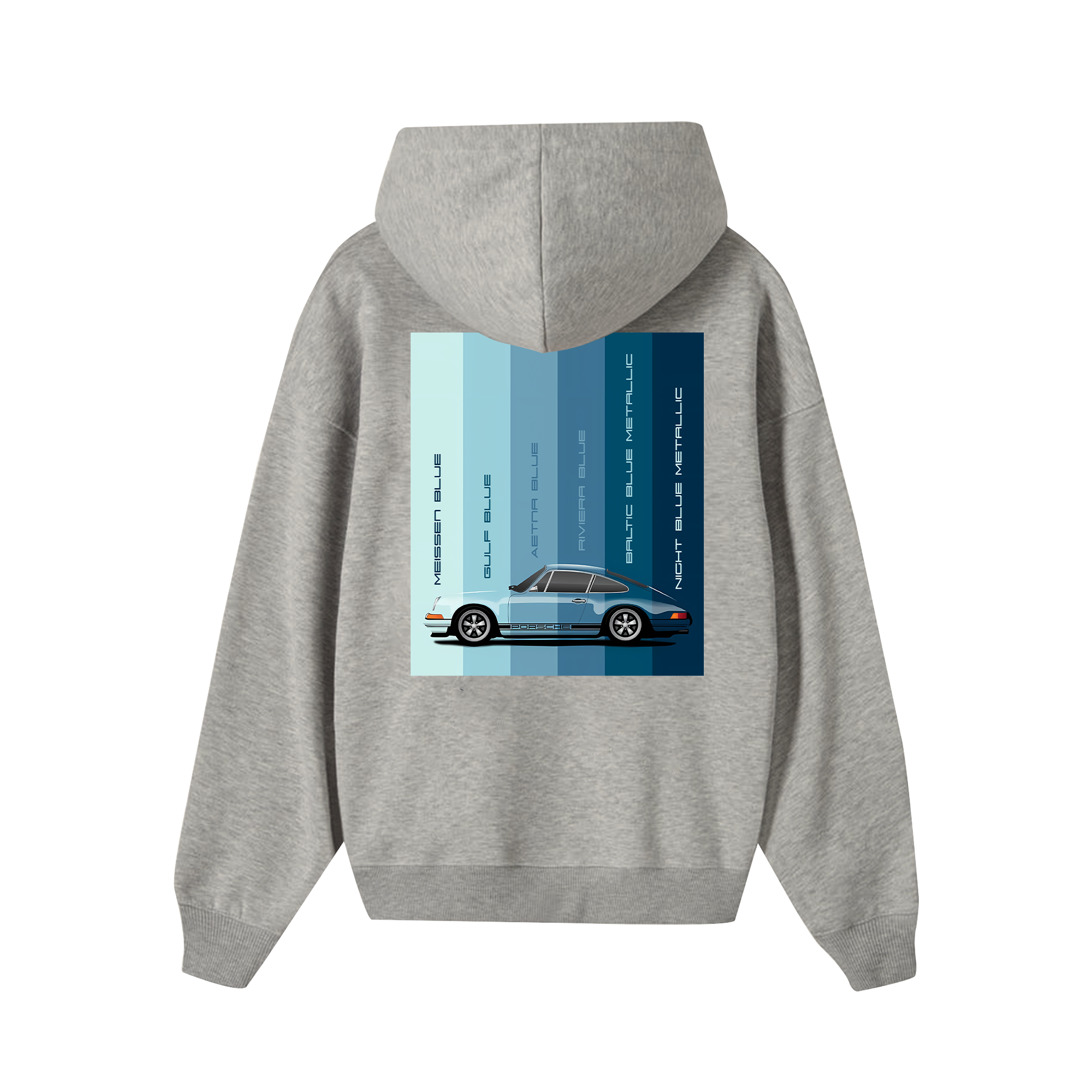 Porsche Blue Palettes Hoodie