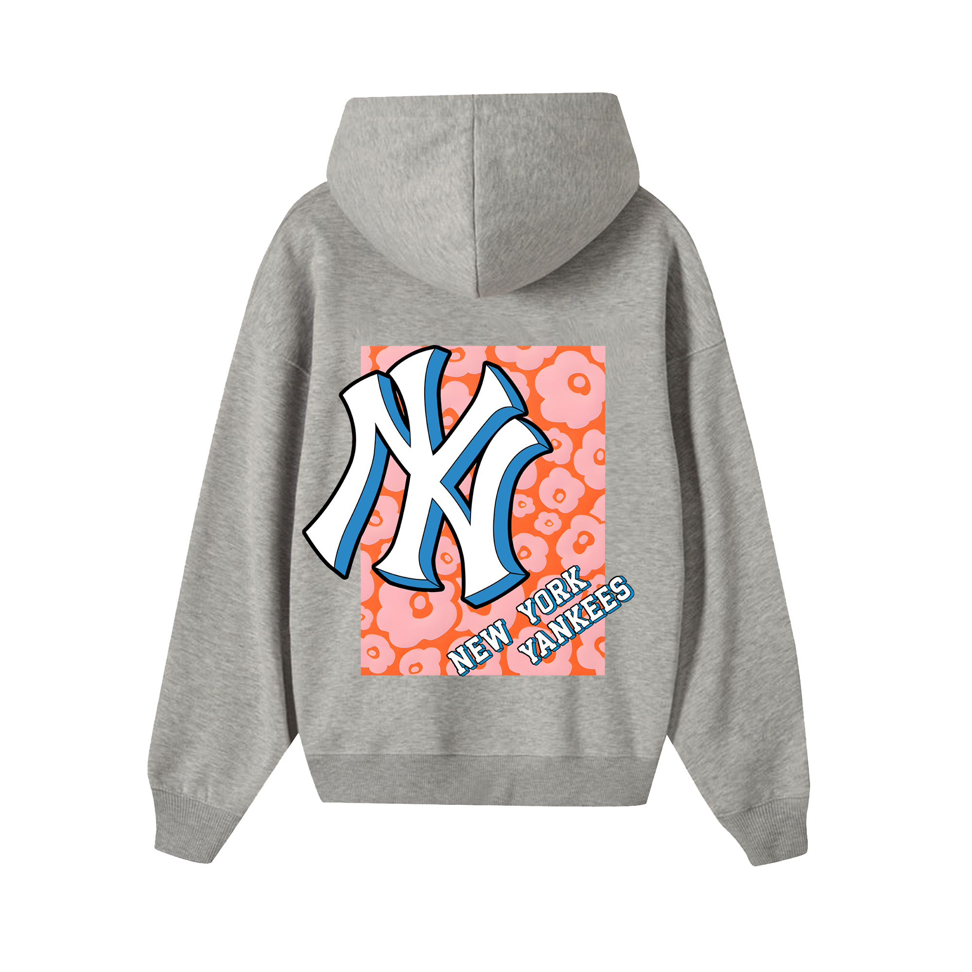 MLB Floral Groovy Pink Flower Hoodie