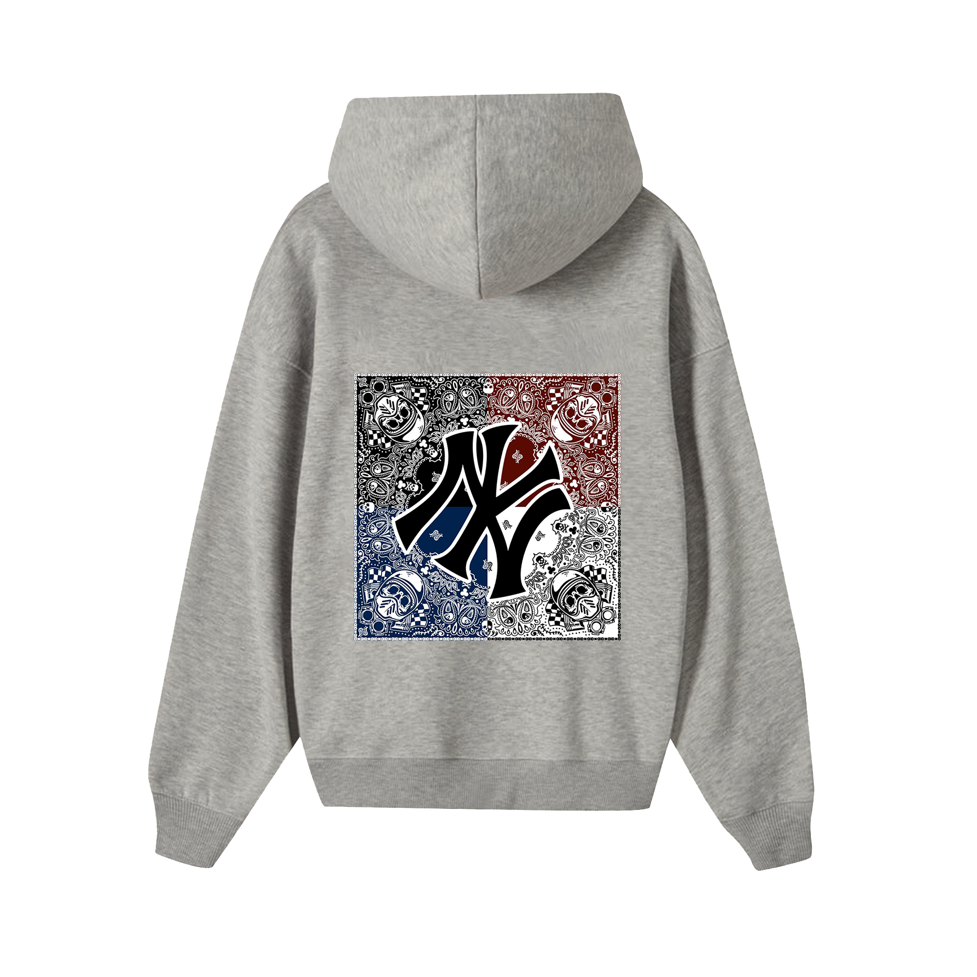 MLB Floral USA Skull Hoodie