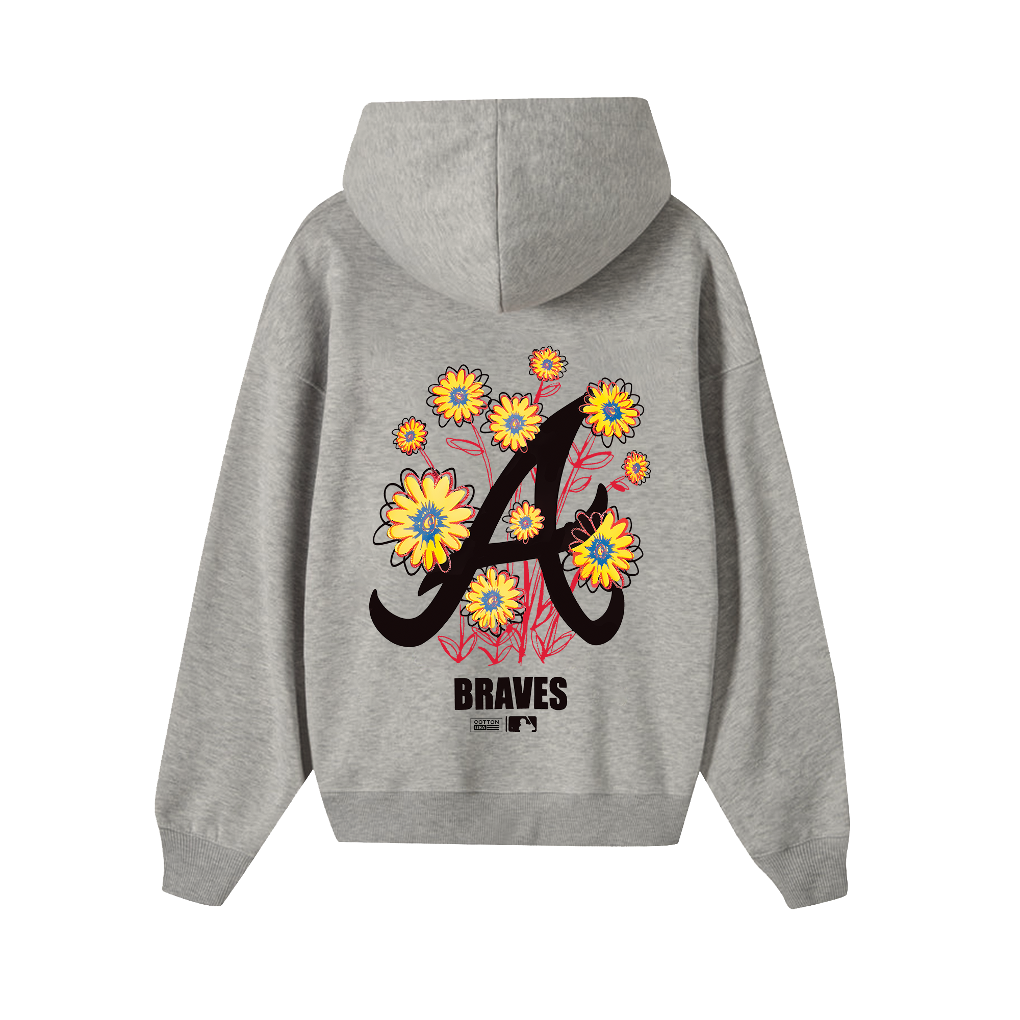 MLB Floral ATLANTA BRAVES Hoodie