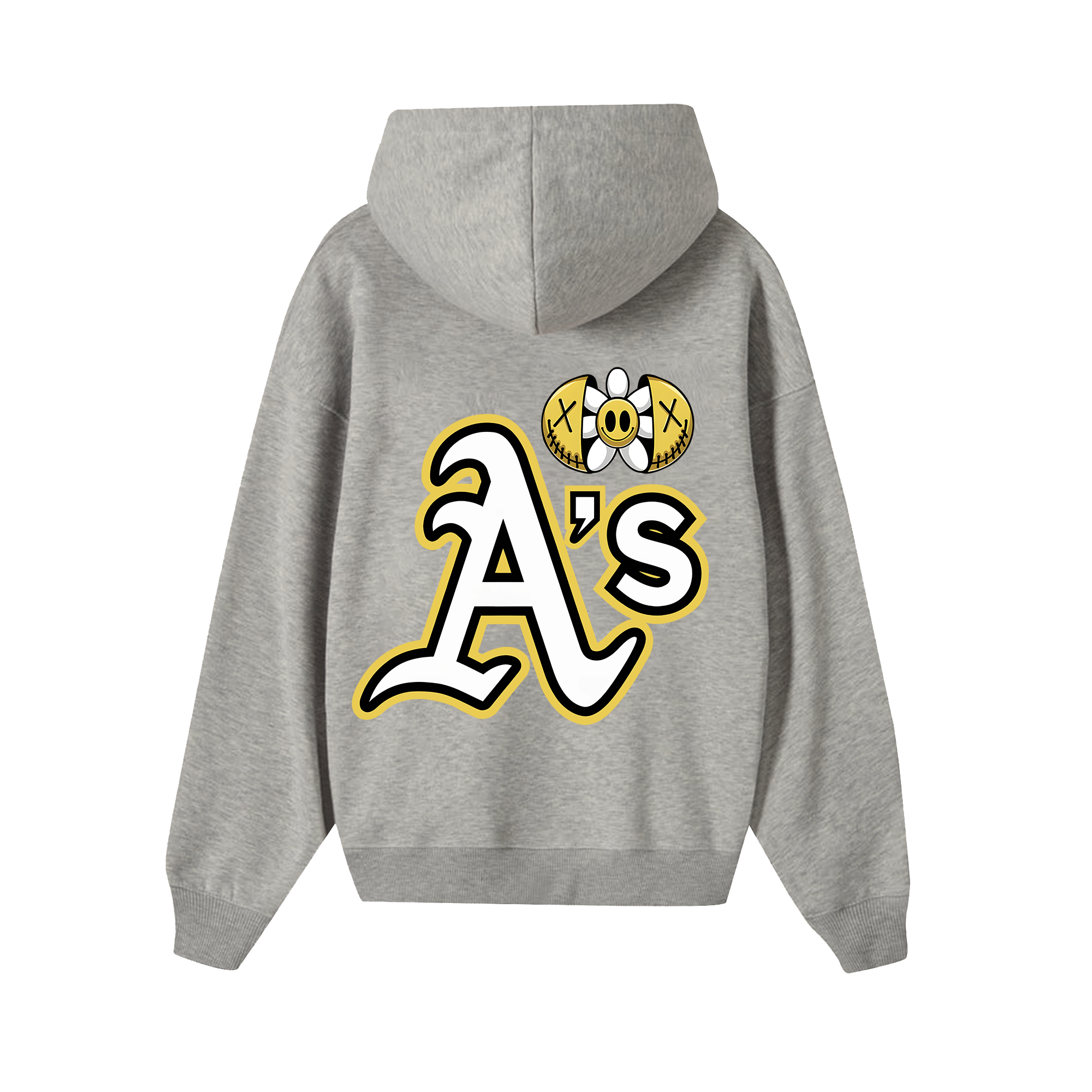 MLB Floral Smiley A's Hoodie