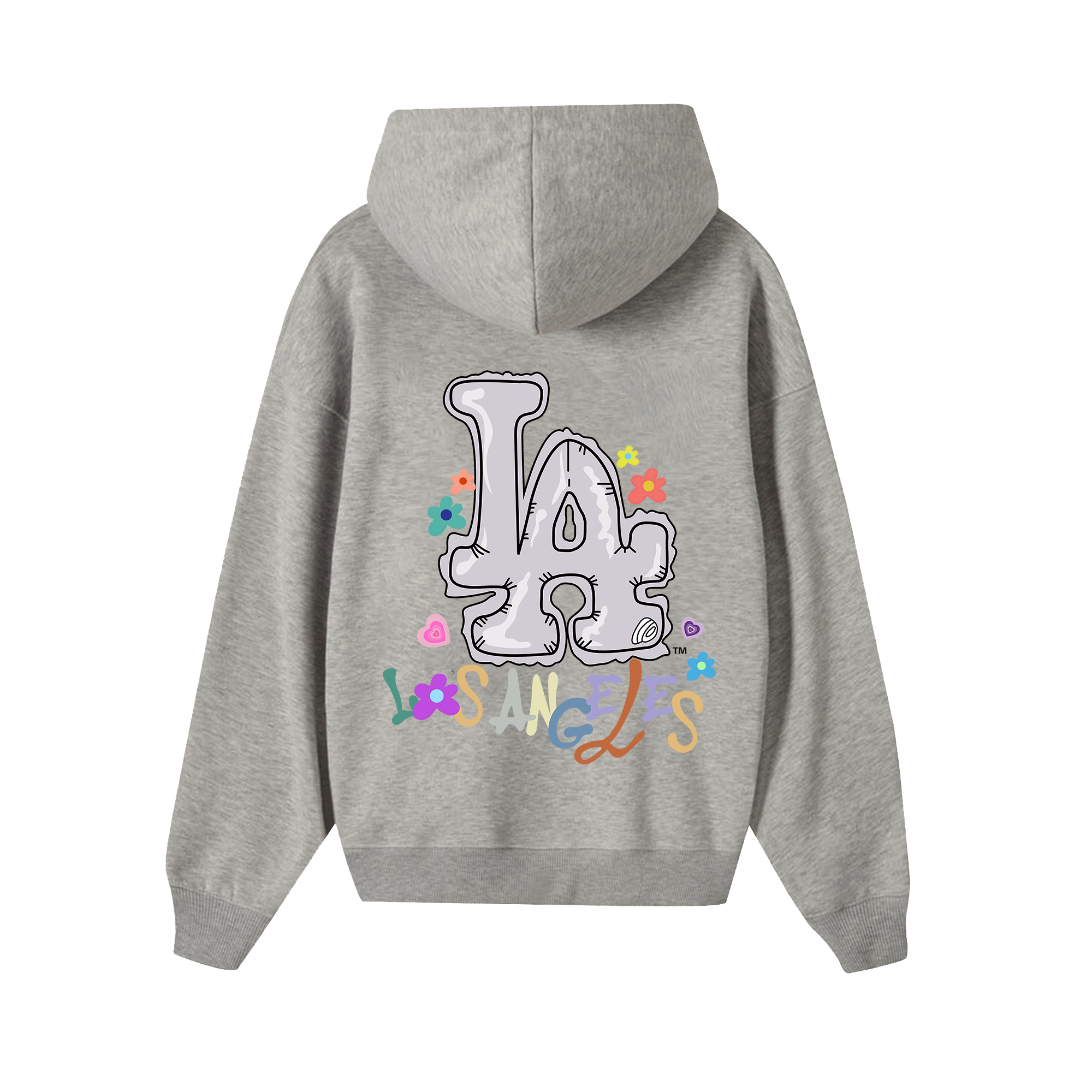 MLB Floral LA Groovy Flower Hoodie