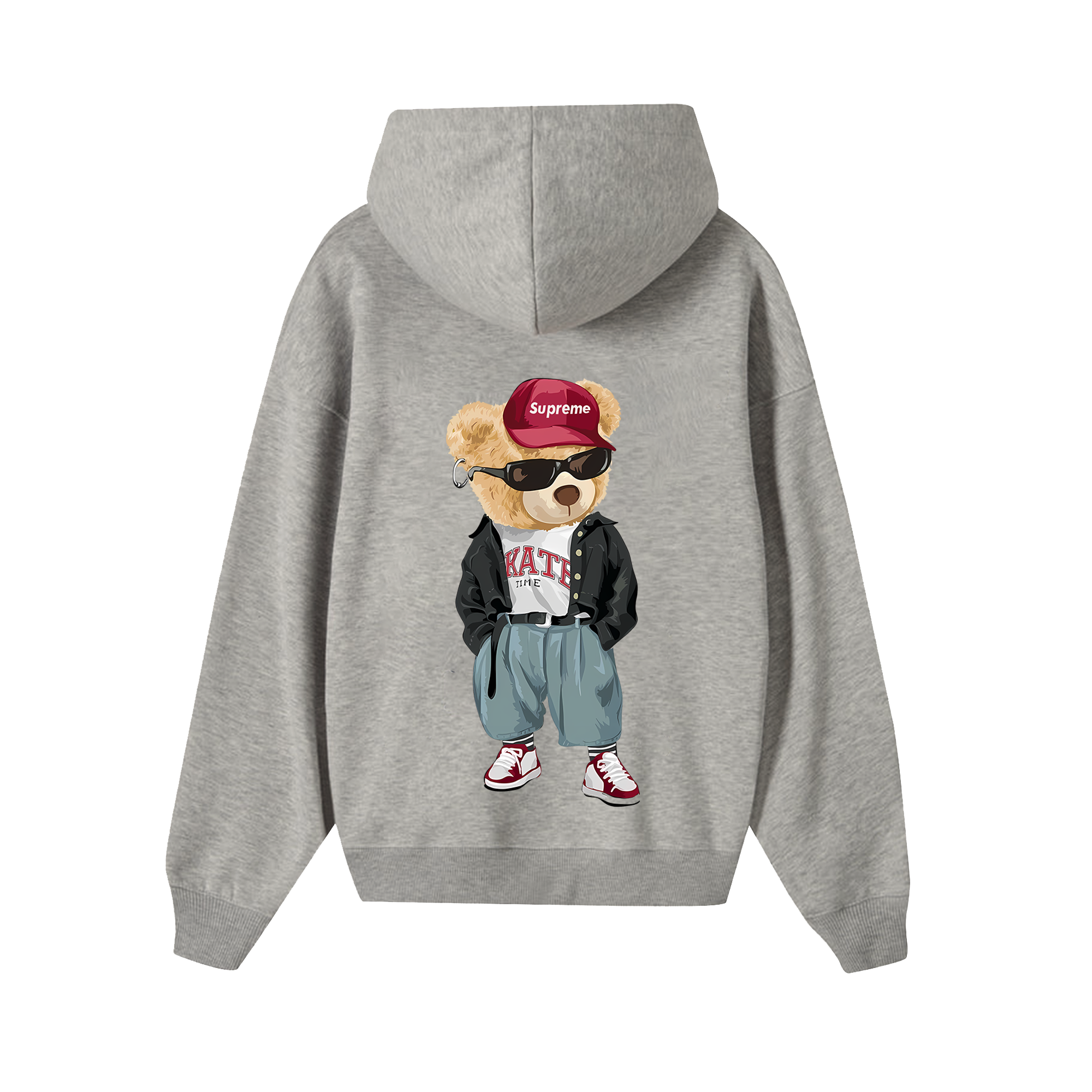 Supreme Bear Hip Hop Hoodie